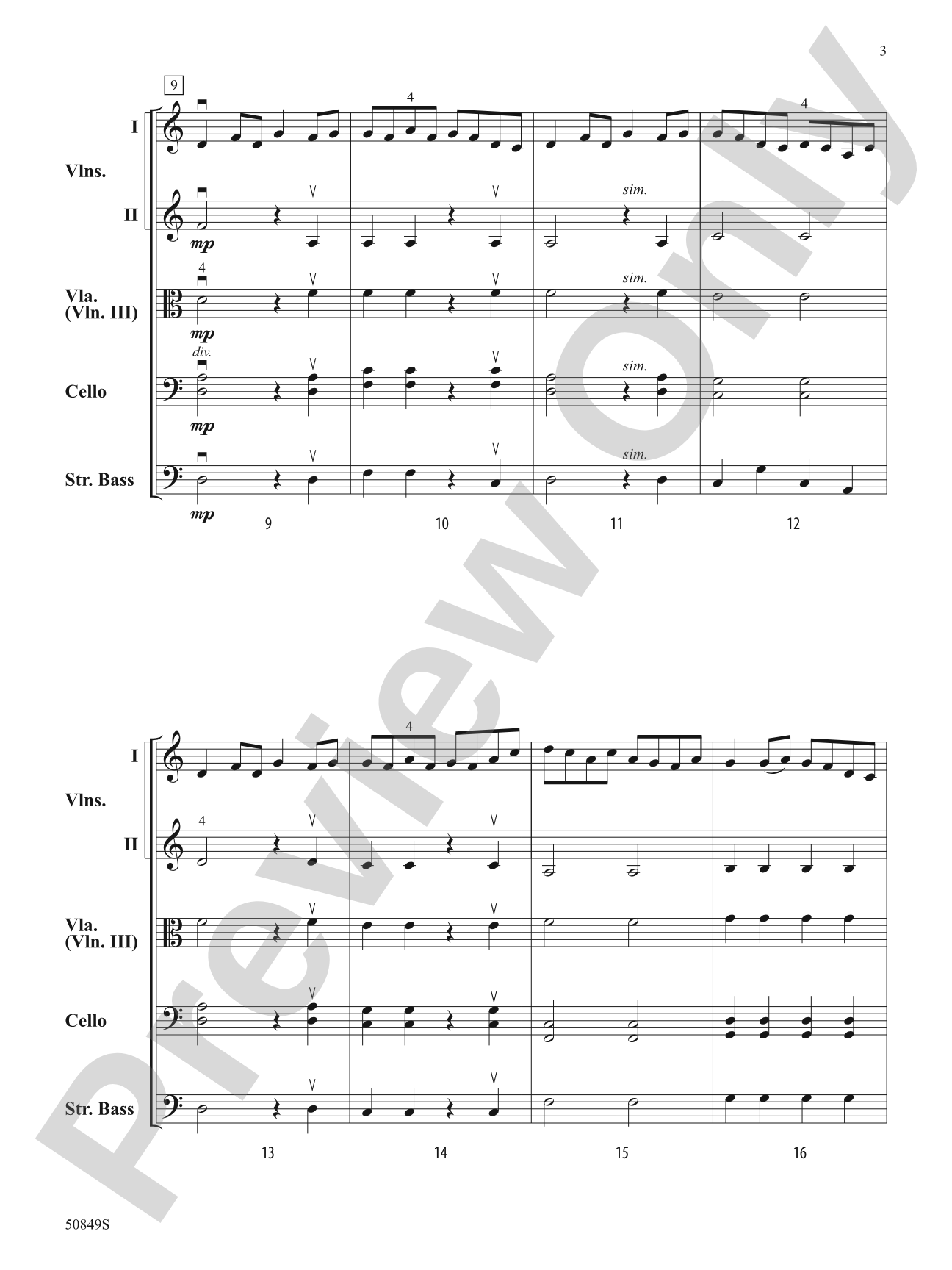 Wolfpack Reel: String Orchestra Conductor Score & Parts