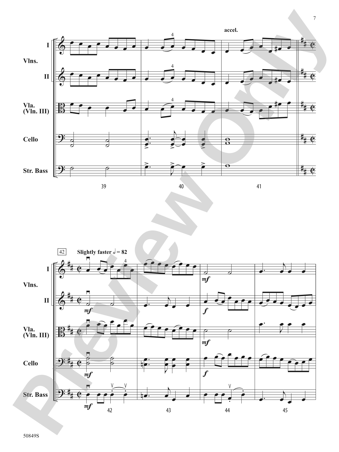 Wolfpack Reel: String Orchestra Conductor Score & Parts