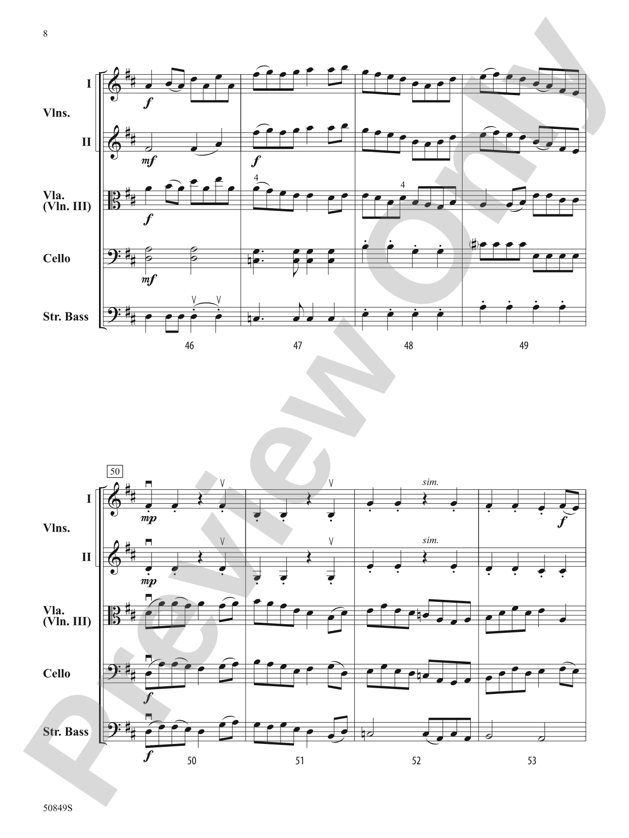 Wolfpack Reel: String Orchestra Conductor Score & Parts