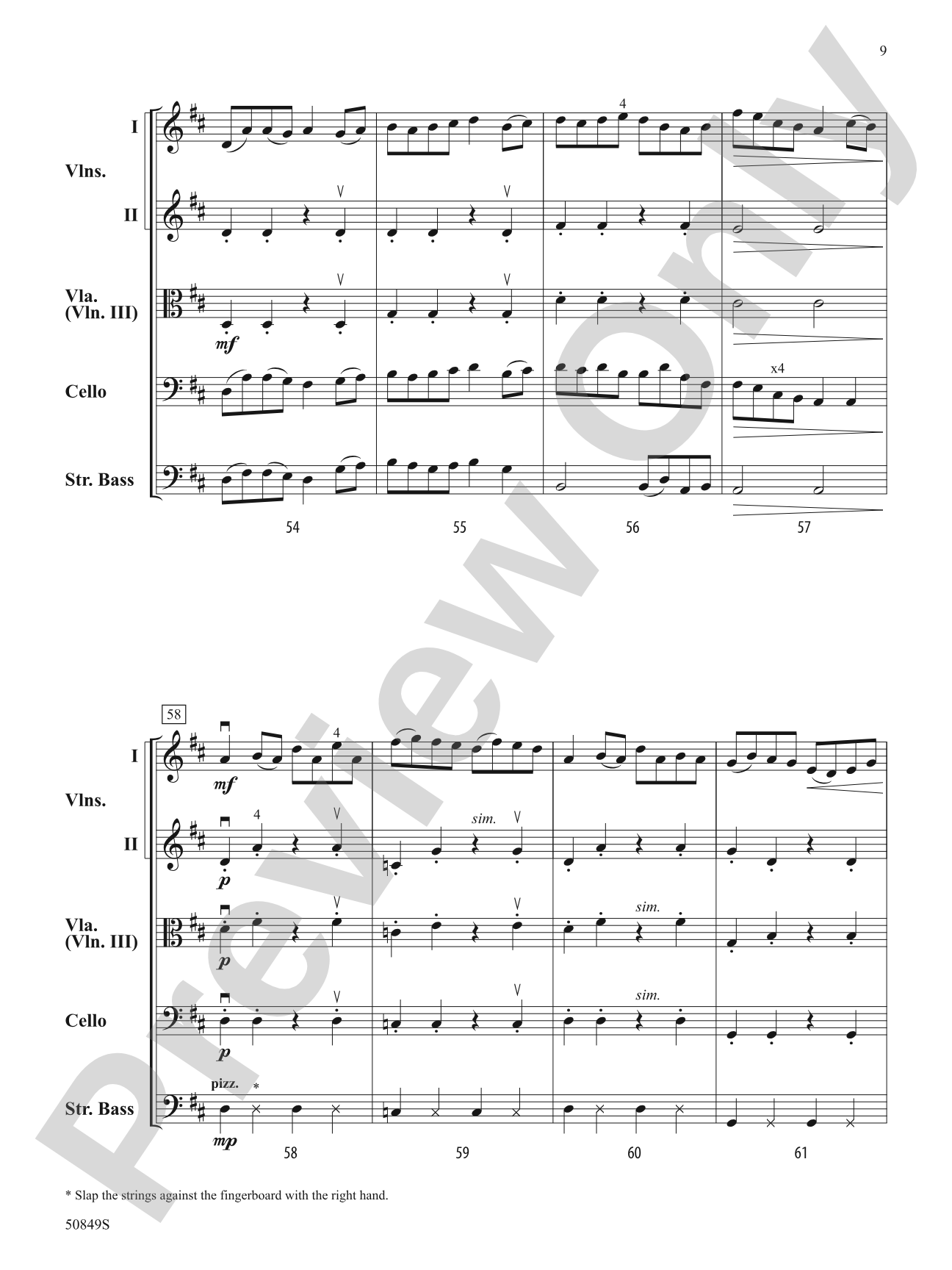 Wolfpack Reel: String Orchestra Conductor Score & Parts