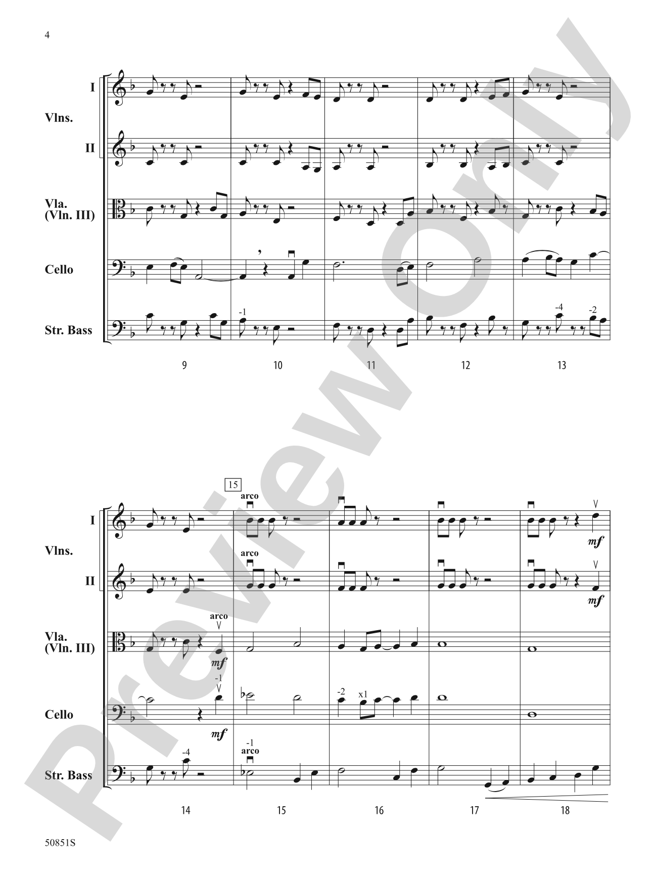 Solaris: String Orchestra Conductor Score & Parts