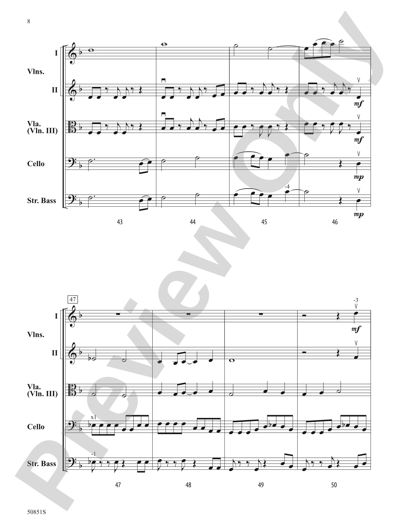 Solaris: String Orchestra Conductor Score & Parts