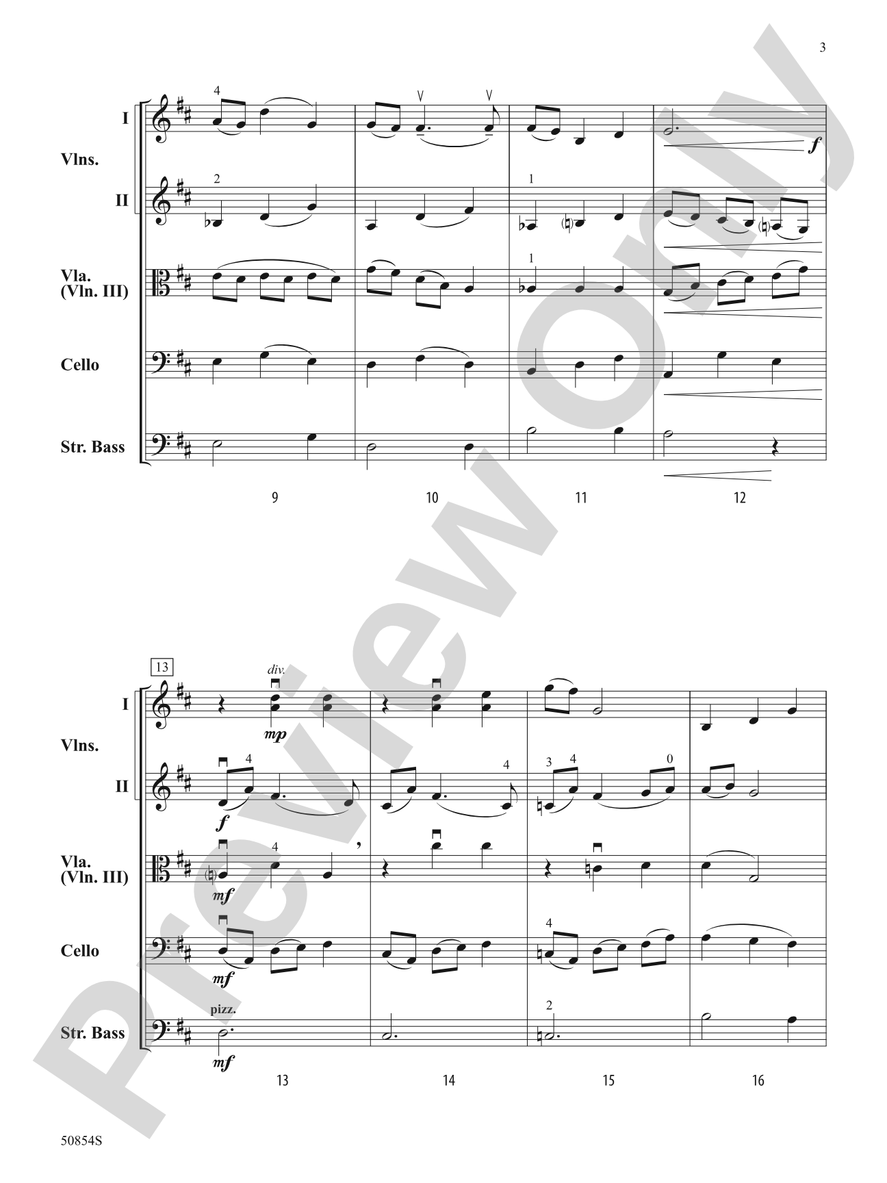 A Ray of Joy: String Orchestra Conductor Score & Parts