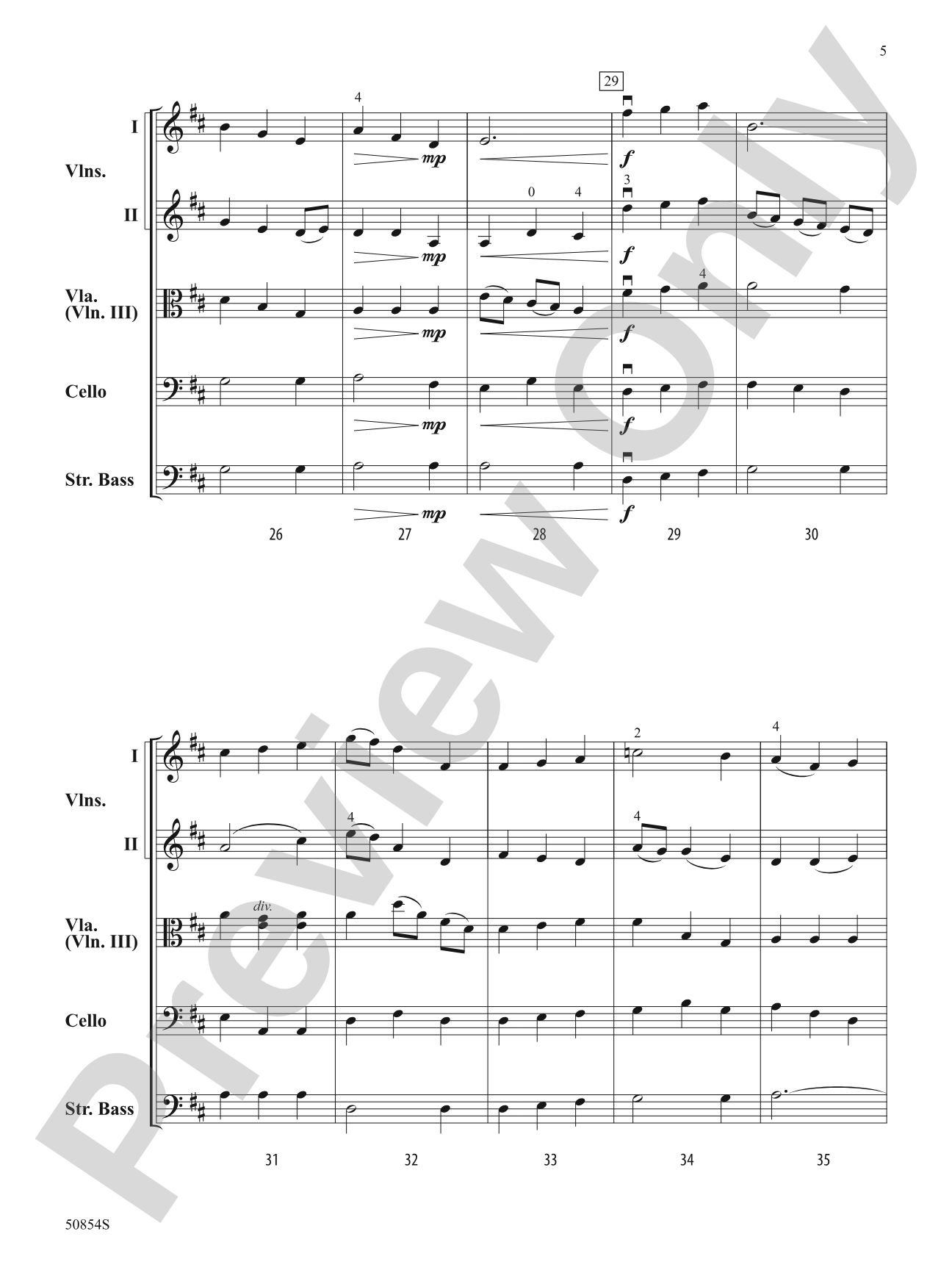 A Ray of Joy: String Orchestra Conductor Score & Parts