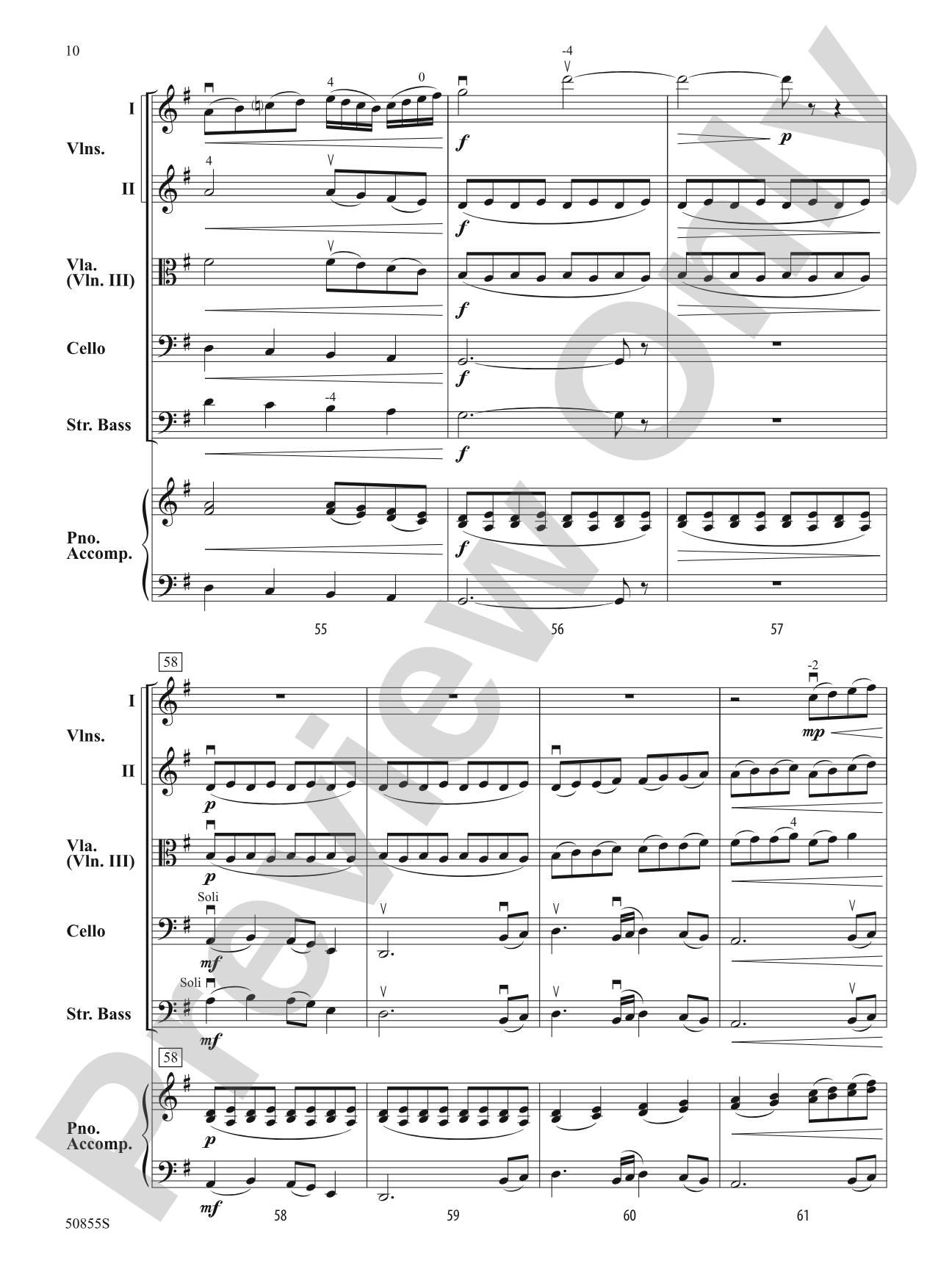 River Song: String Orchestra Conductor Score & Parts