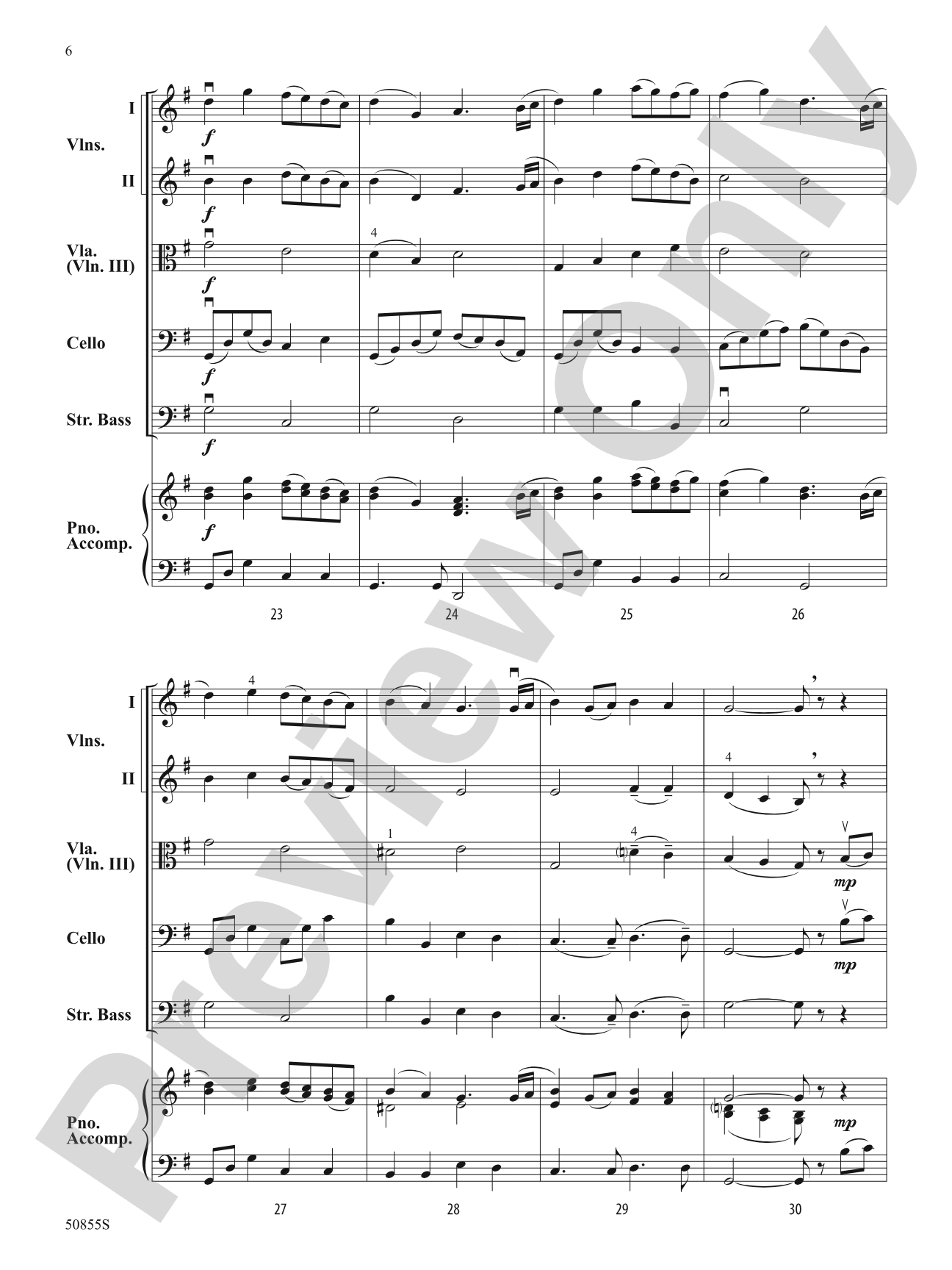 River Song: String Orchestra Conductor Score & Parts