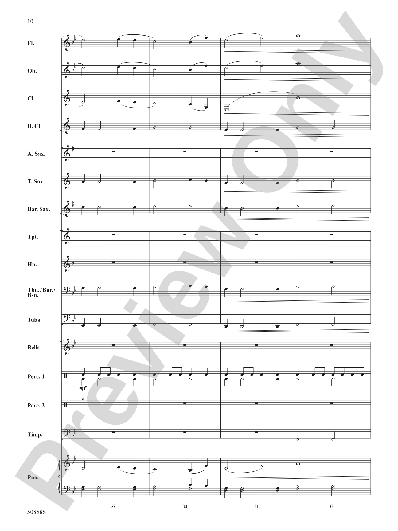 Breakthrough: Concert Band Conductor Score & Parts