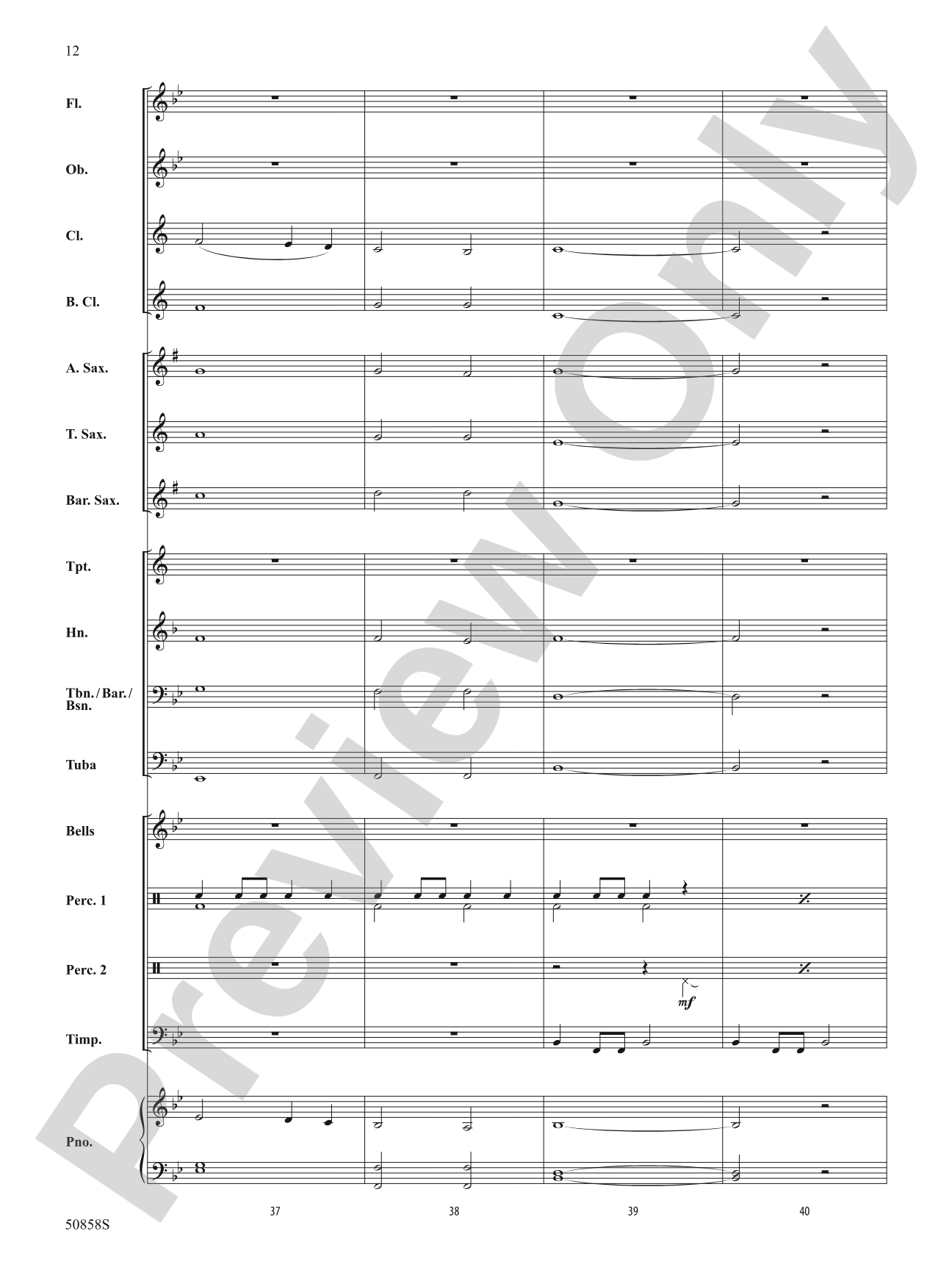 Breakthrough: Concert Band Conductor Score & Parts
