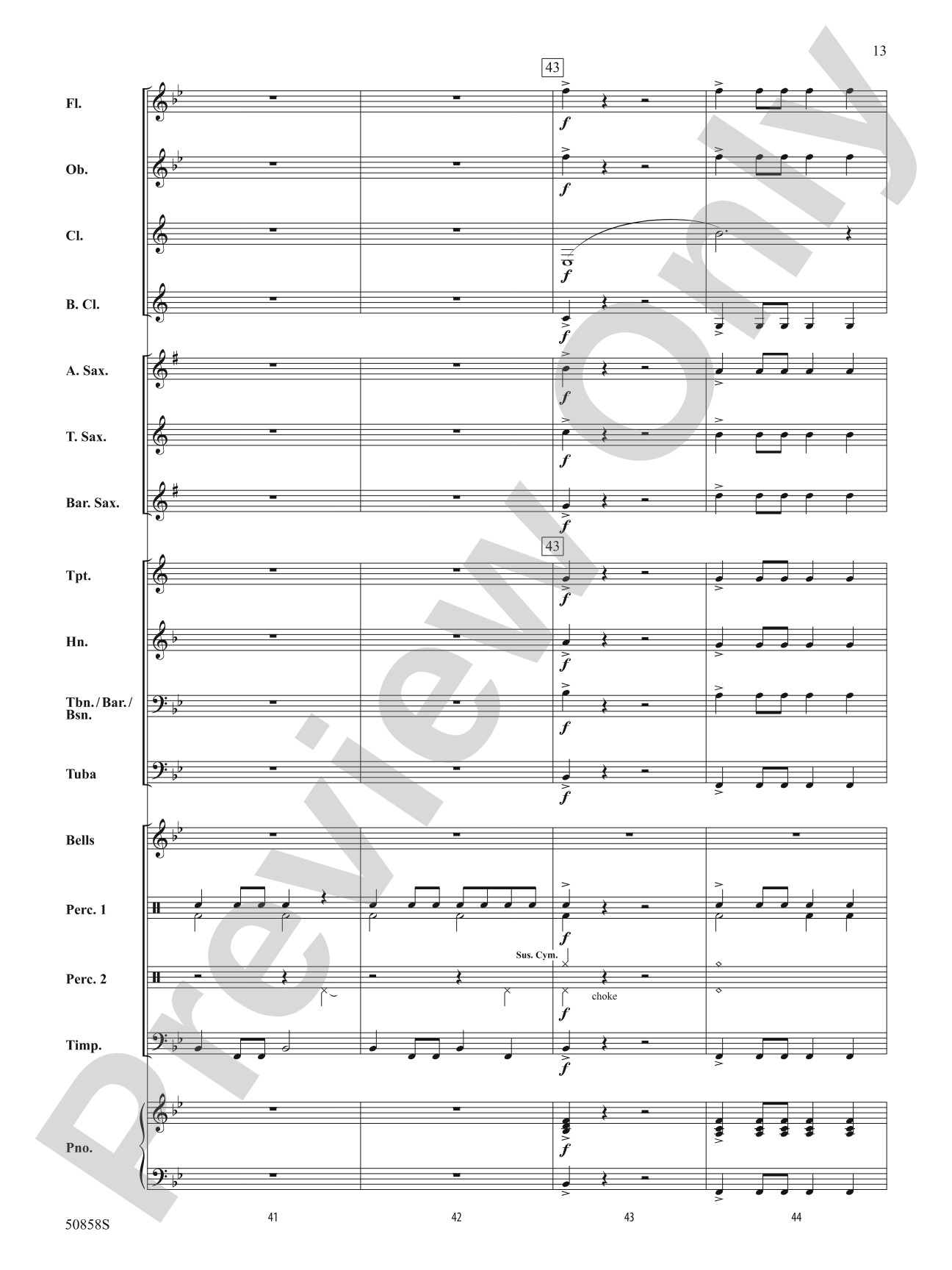 Breakthrough: Concert Band Conductor Score & Parts