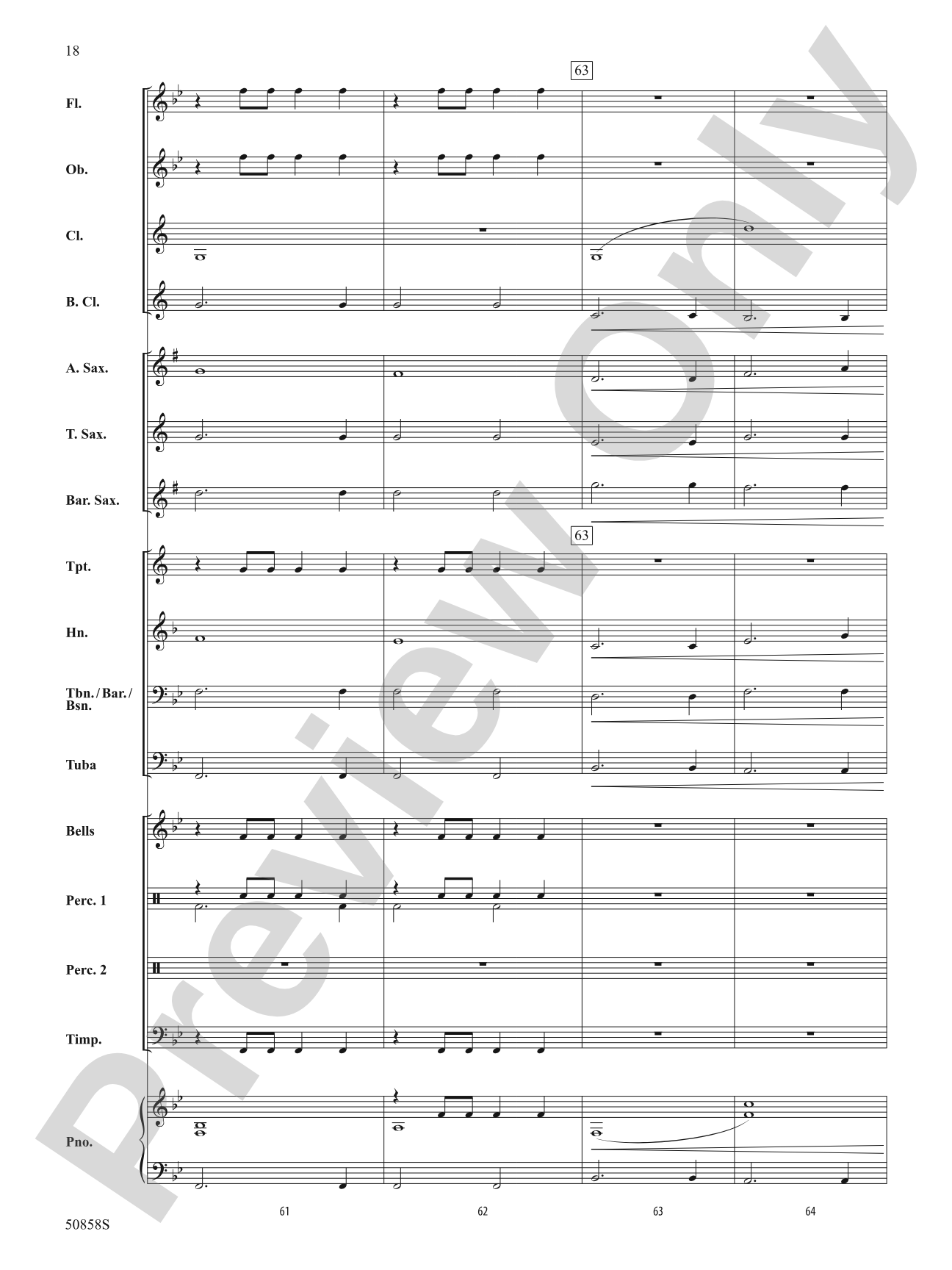 Breakthrough: Concert Band Conductor Score & Parts