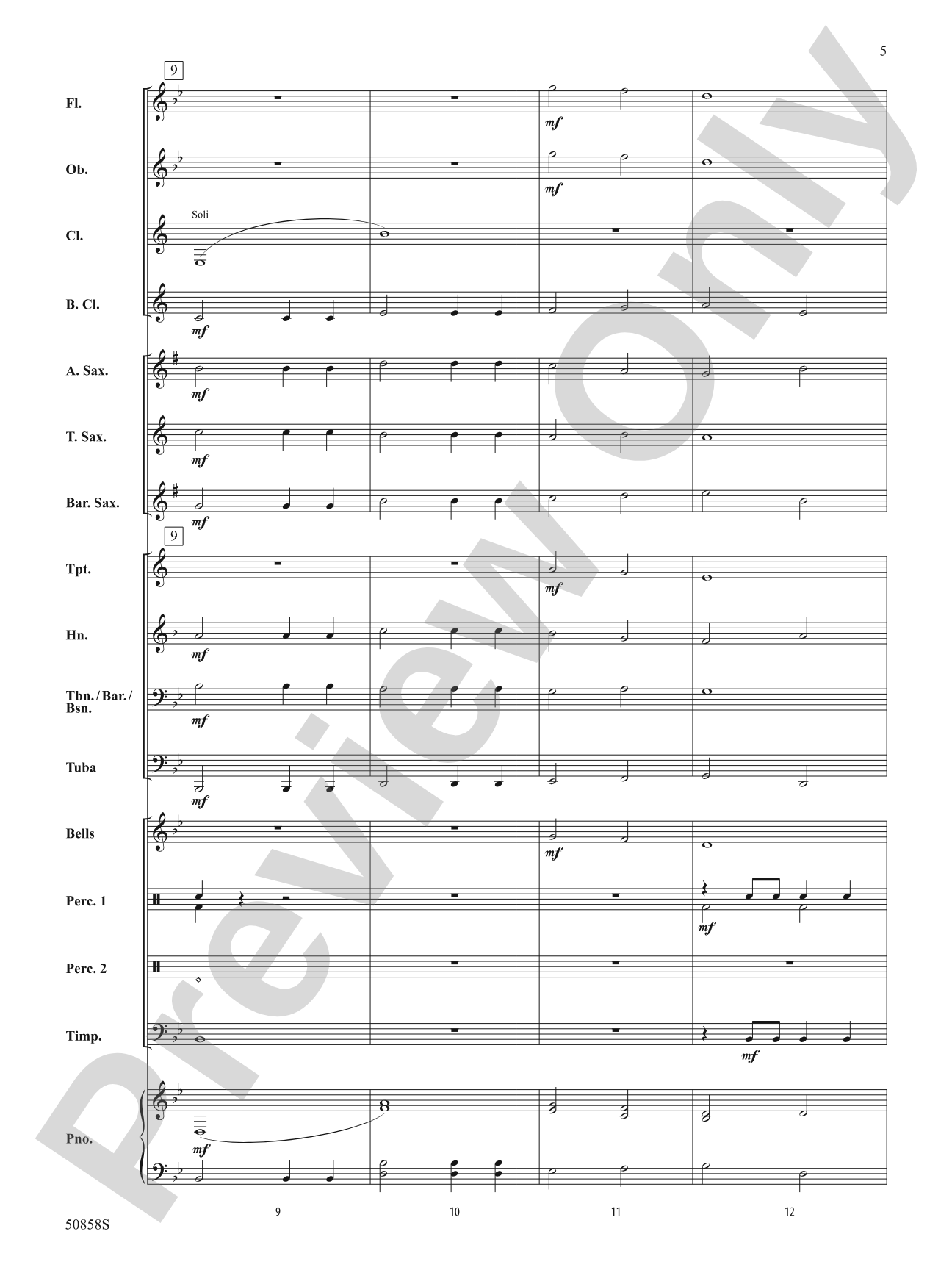 Breakthrough: Concert Band Conductor Score & Parts
