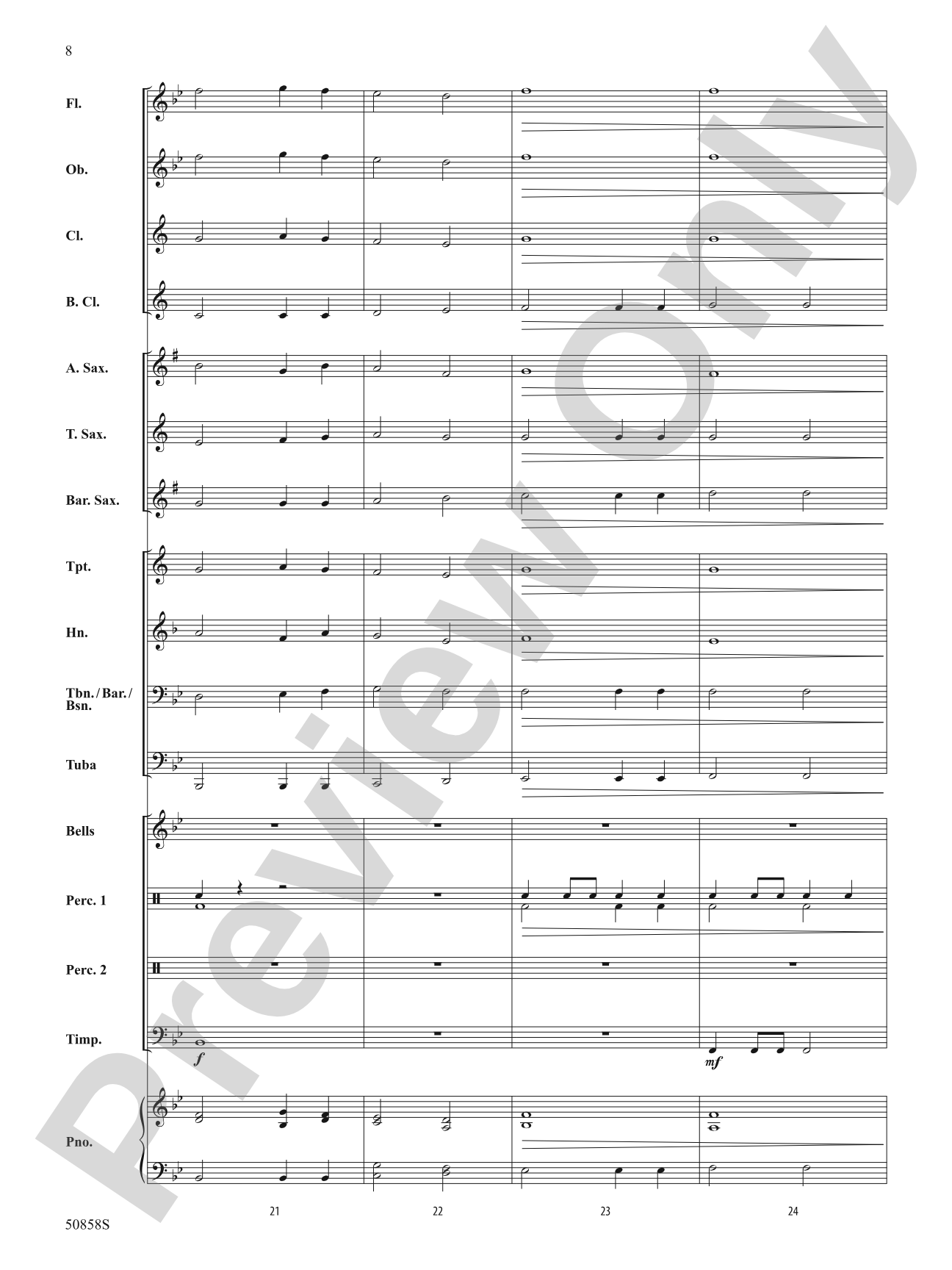 Breakthrough: Concert Band Conductor Score & Parts
