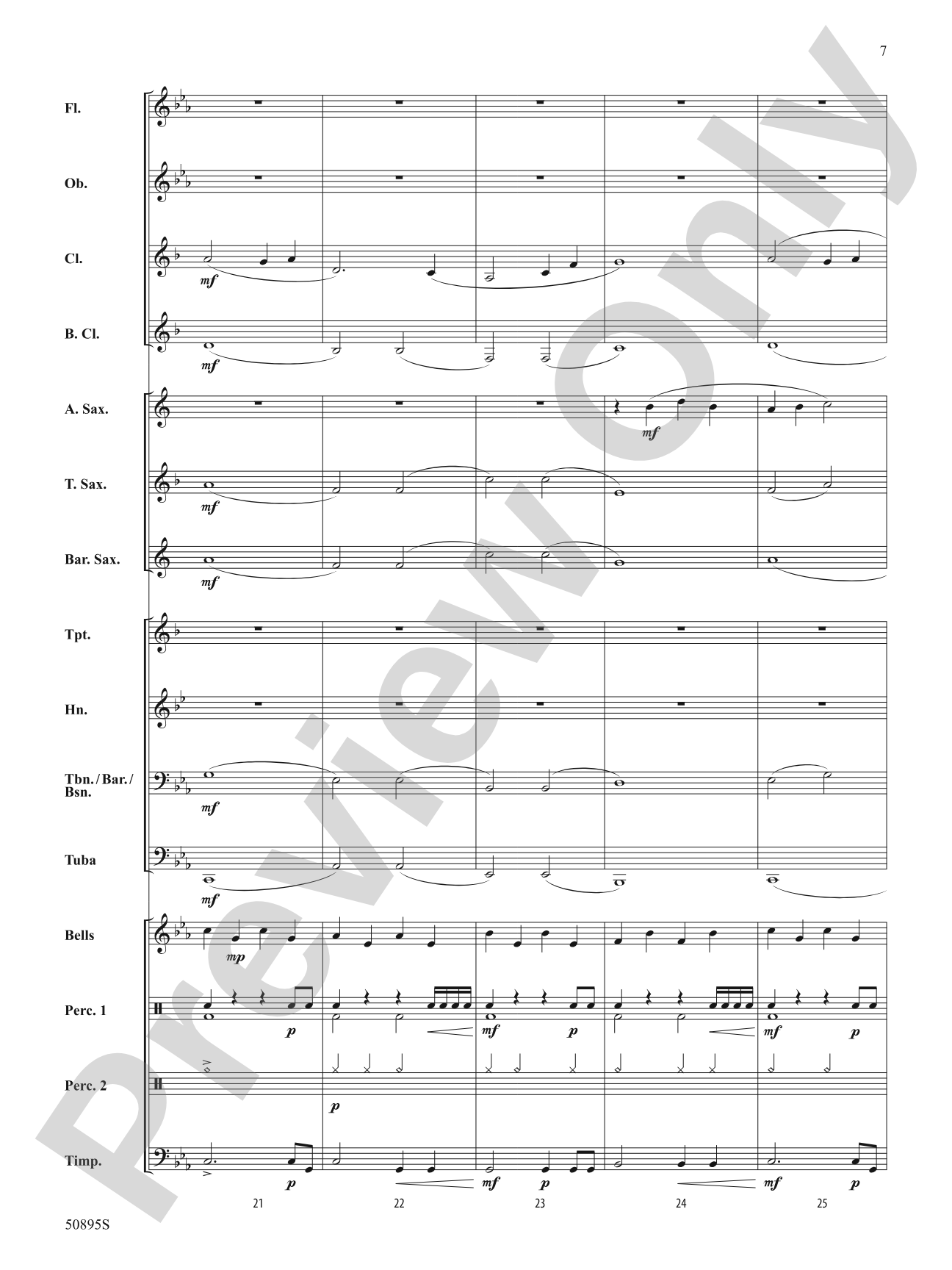 Voyages: Concert Band Conductor Score & Parts