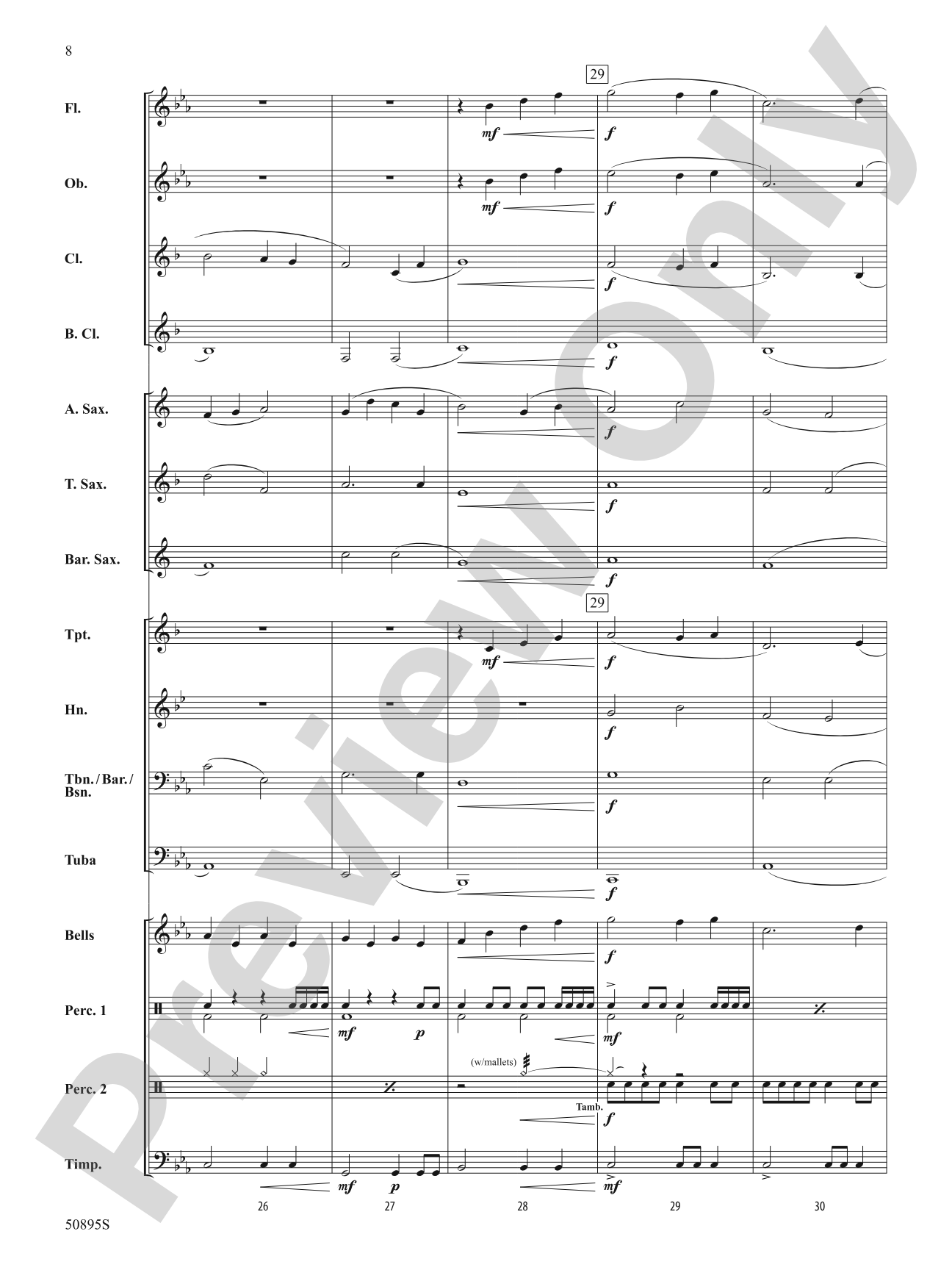 Voyages: Concert Band Conductor Score & Parts