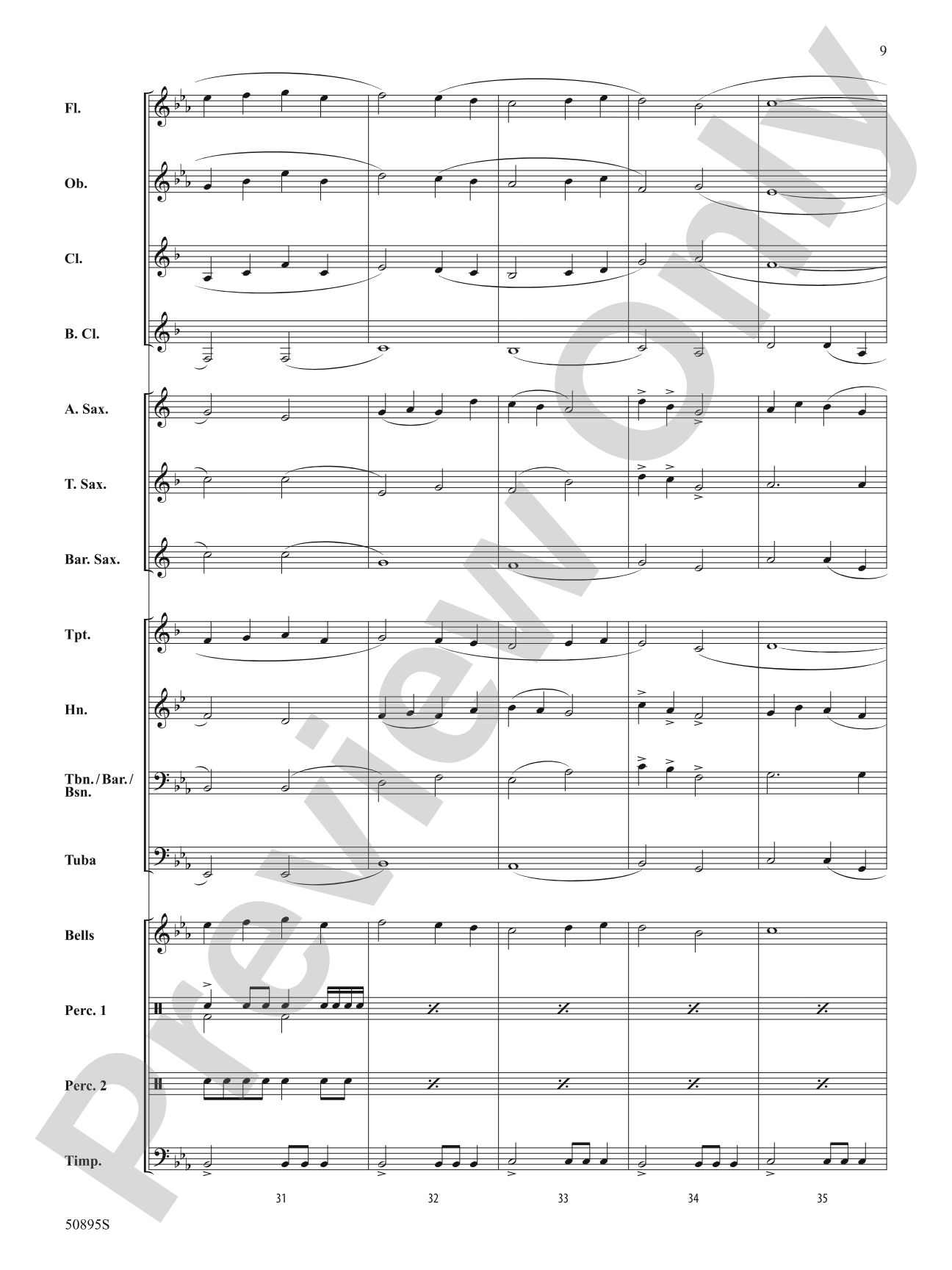 Voyages: Concert Band Conductor Score & Parts