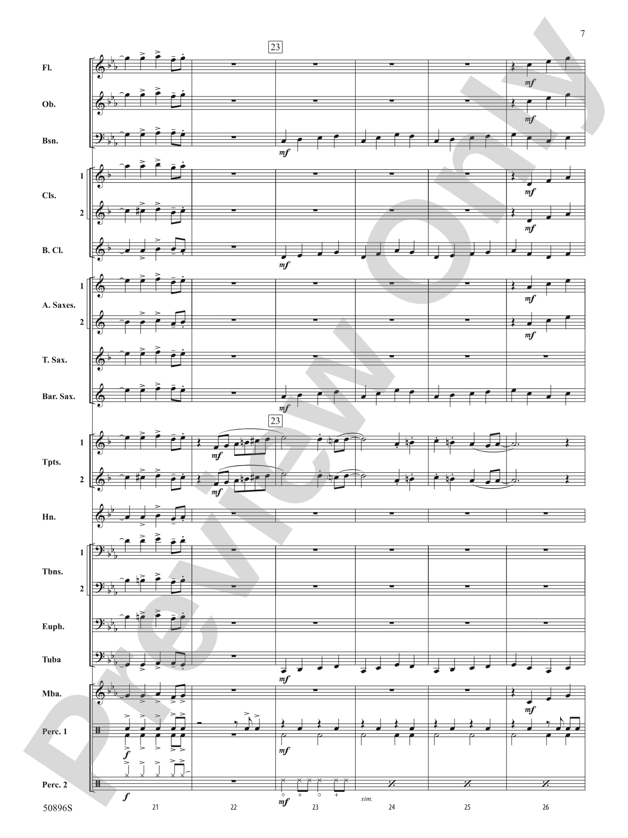 Jazz Venture: Concert Band Conductor Score & Parts