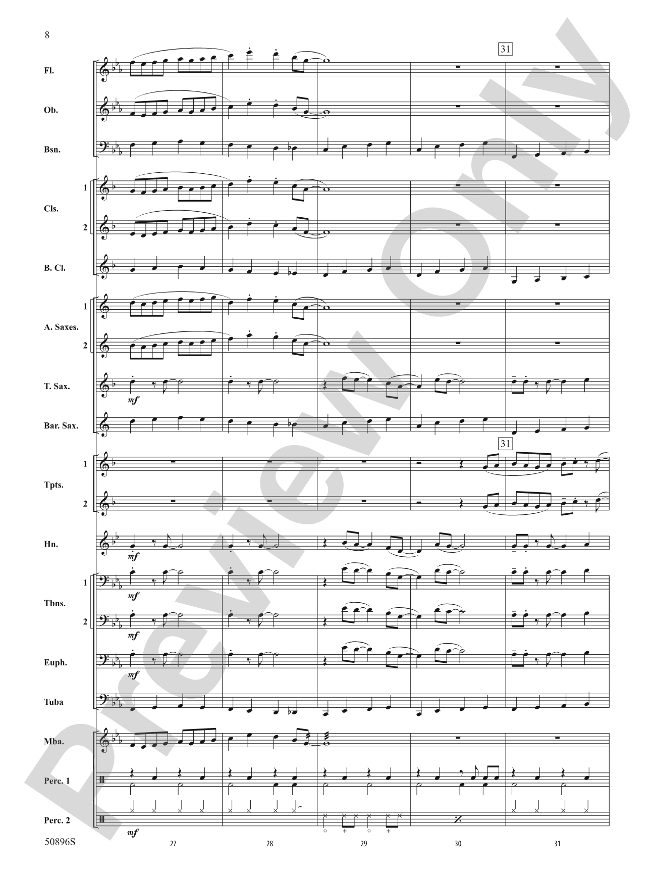 Jazz Venture: Concert Band Conductor Score & Parts