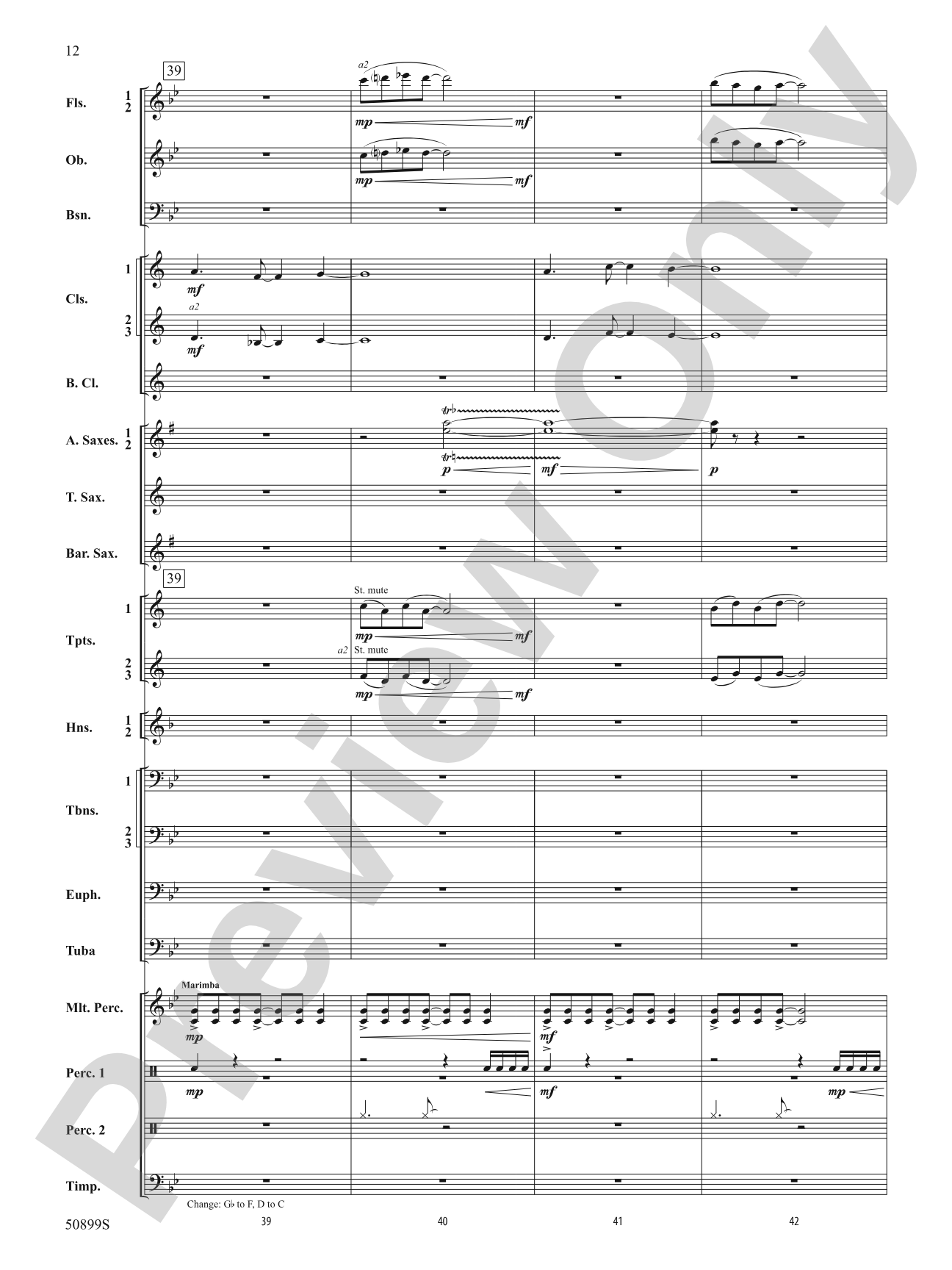 Measure for Measure: Concert Band Conductor Score & Parts