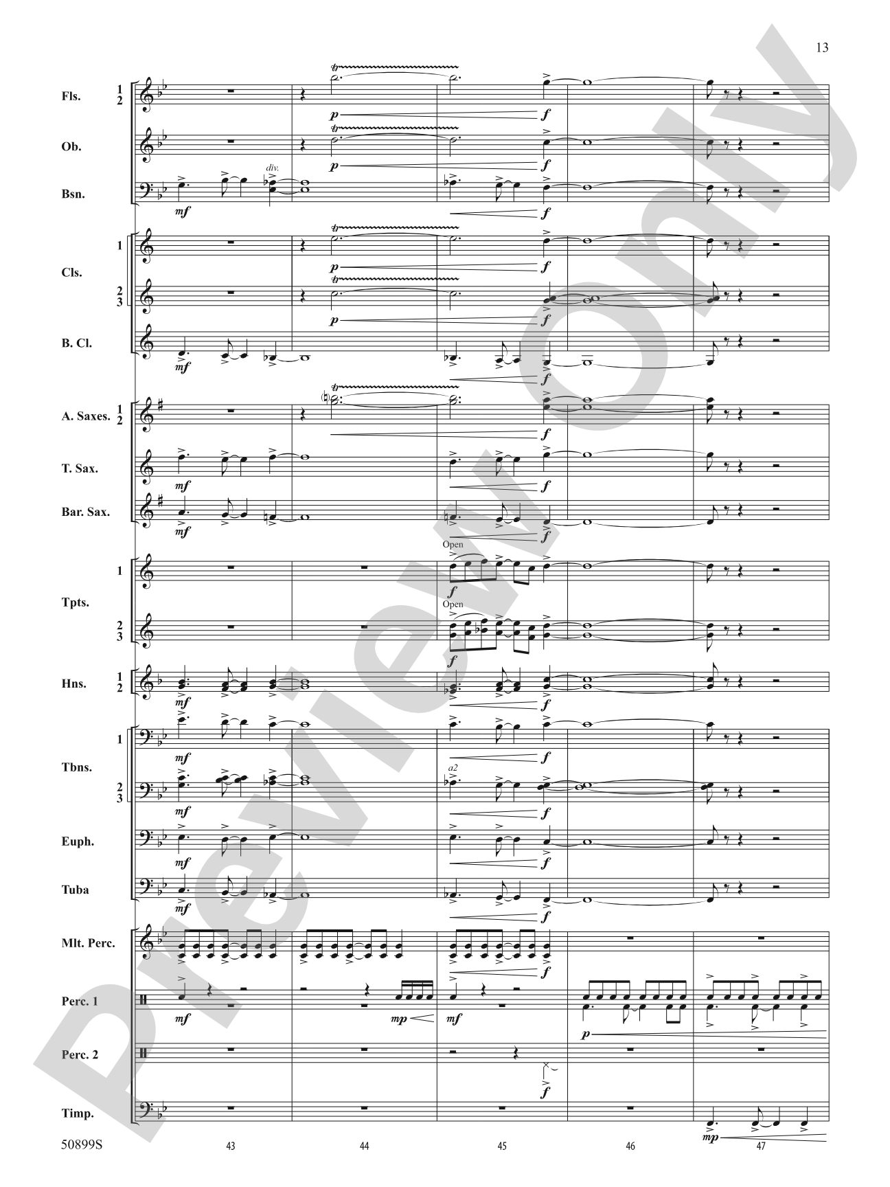 Measure for Measure: Concert Band Conductor Score & Parts