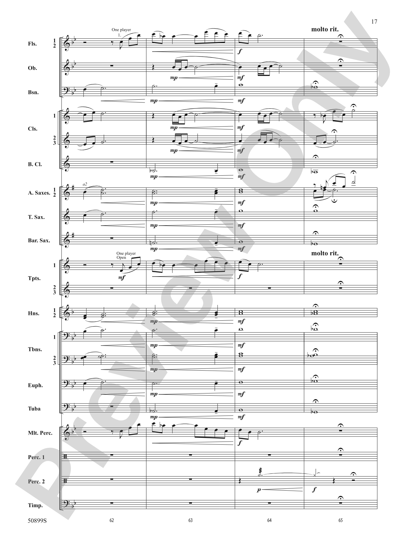 Measure for Measure: Concert Band Conductor Score & Parts