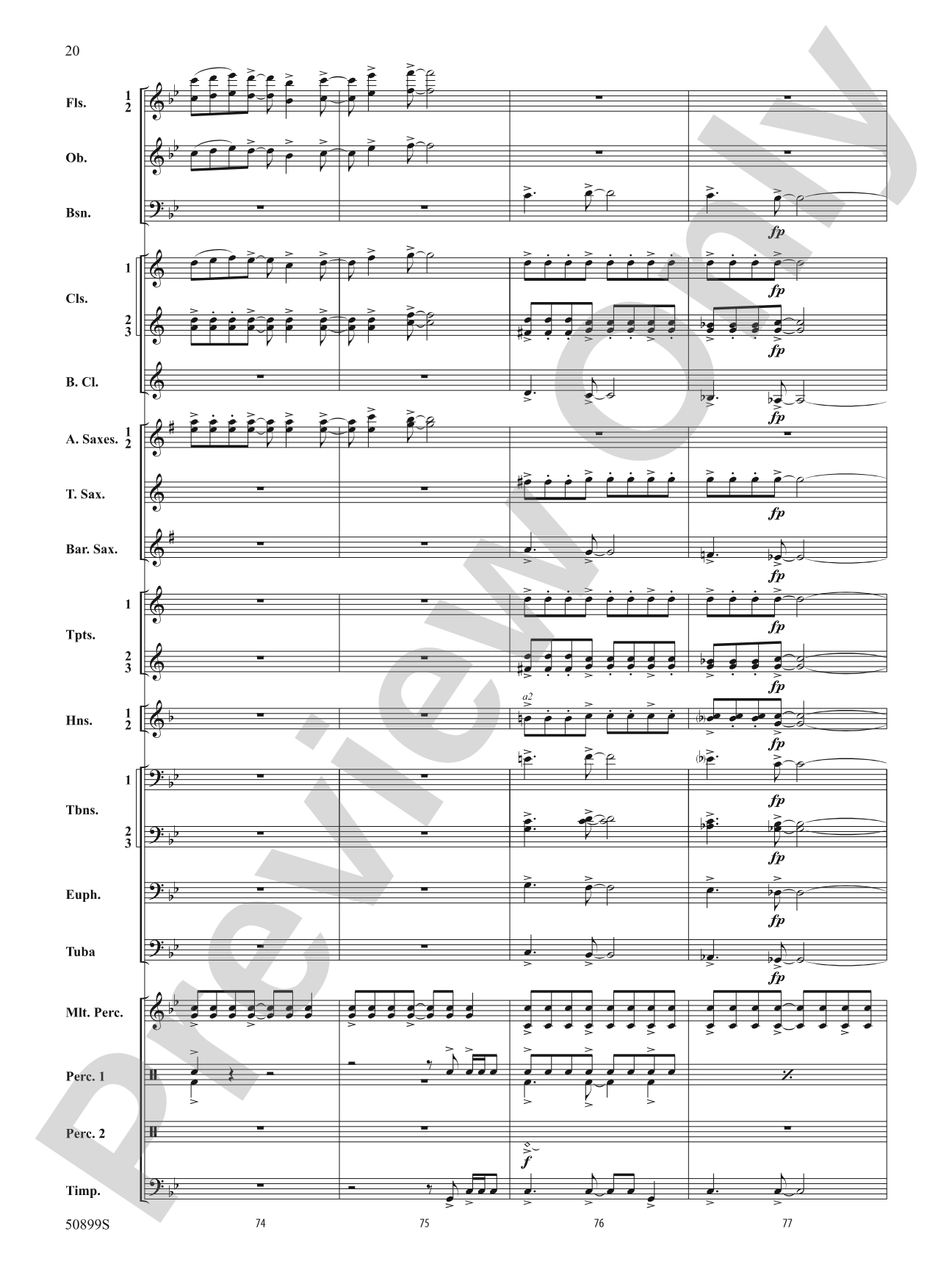 Measure for Measure: Concert Band Conductor Score & Parts