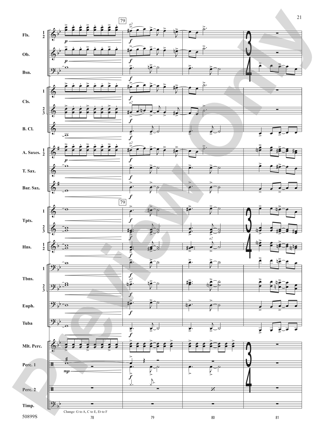Measure for Measure: Concert Band Conductor Score & Parts