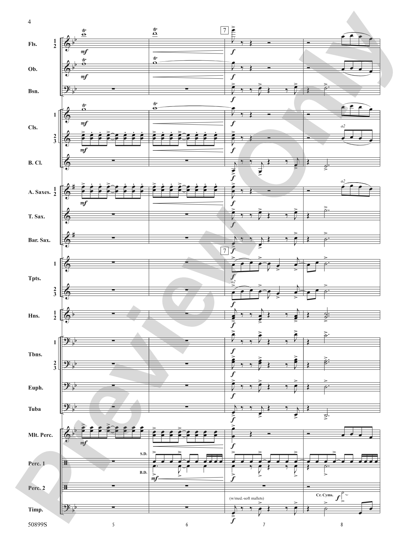 Measure for Measure: Concert Band Conductor Score & Parts