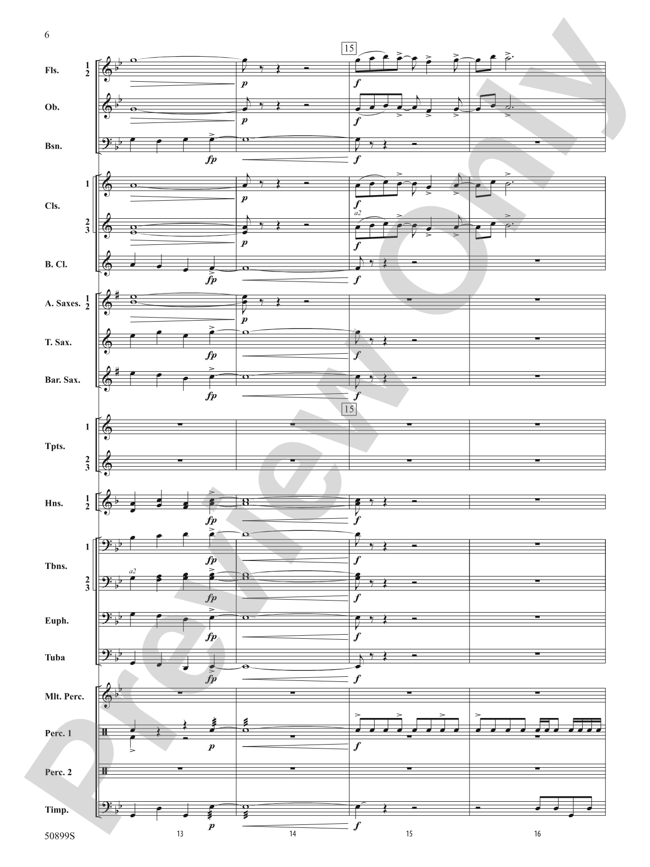 Measure for Measure: Concert Band Conductor Score & Parts