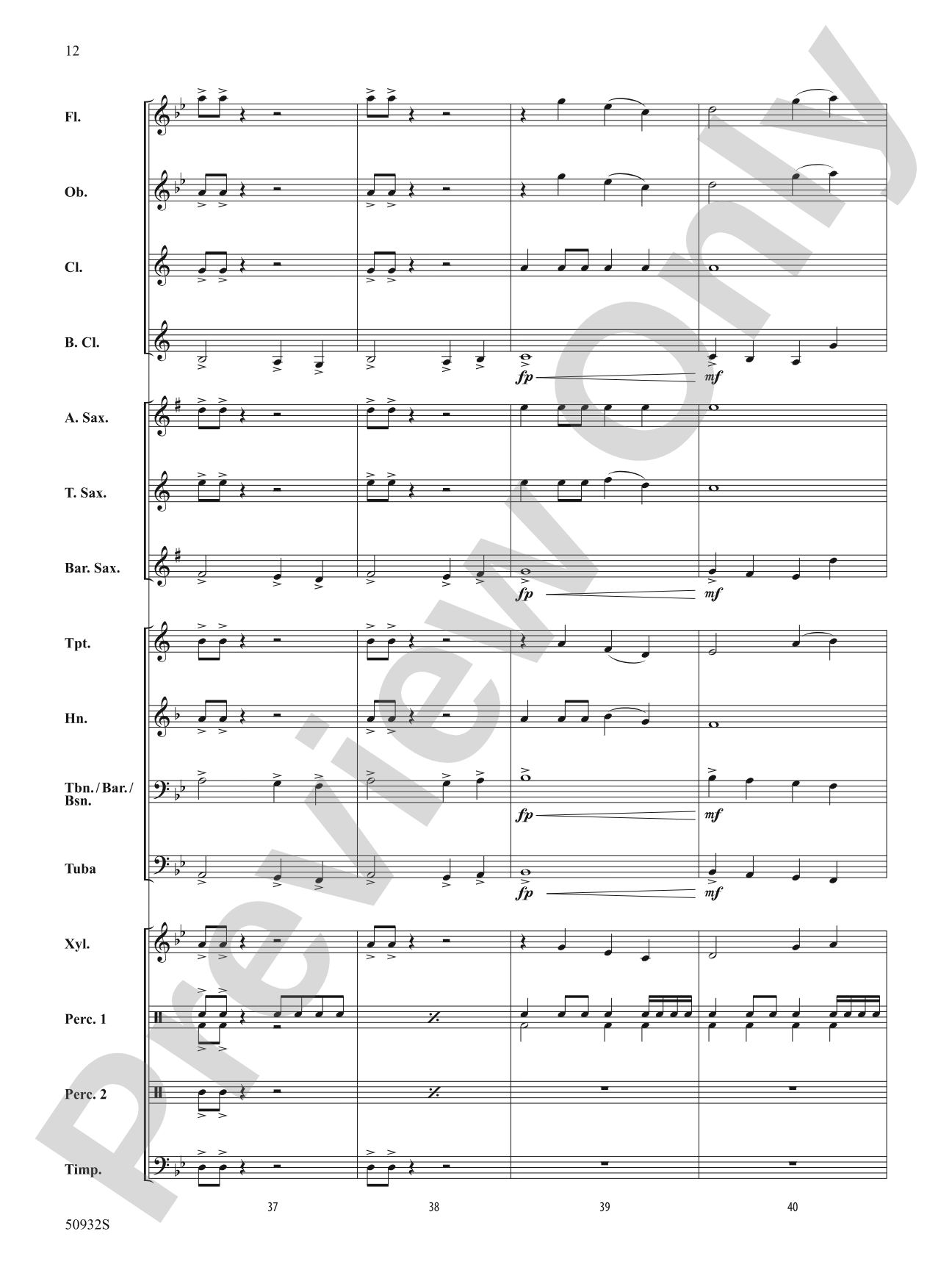 Unleashed!: Concert Band Conductor Score & Parts