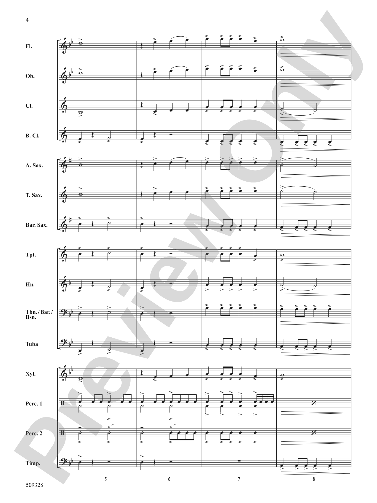 Unleashed!: Concert Band Conductor Score & Parts
