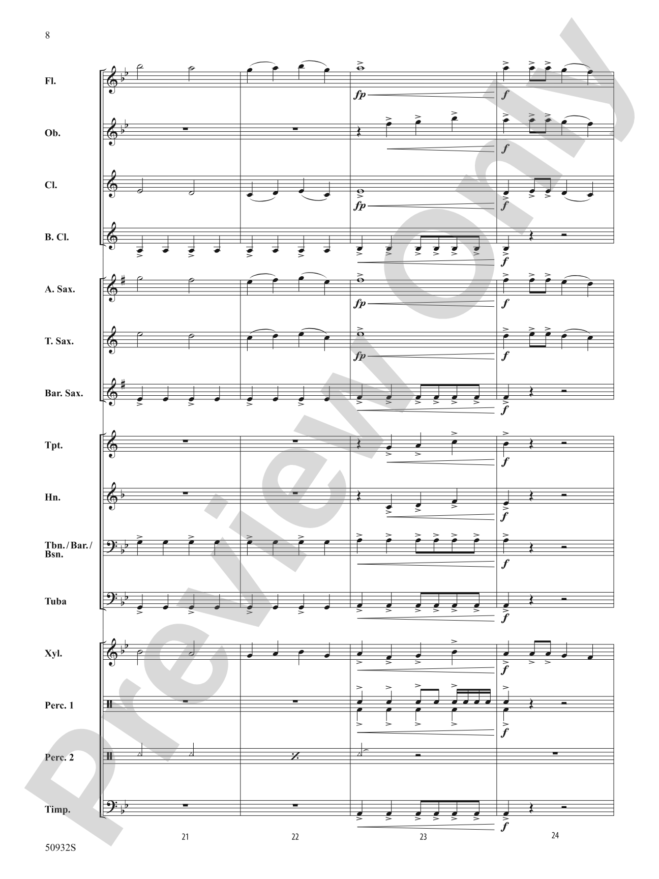 Unleashed!: Concert Band Conductor Score & Parts