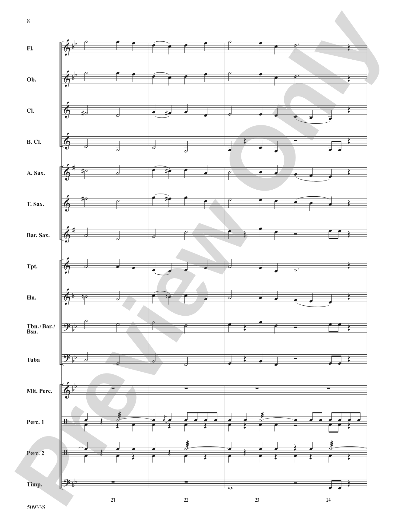 All the Lords and Ladies: Concert Band Conductor Score & Parts