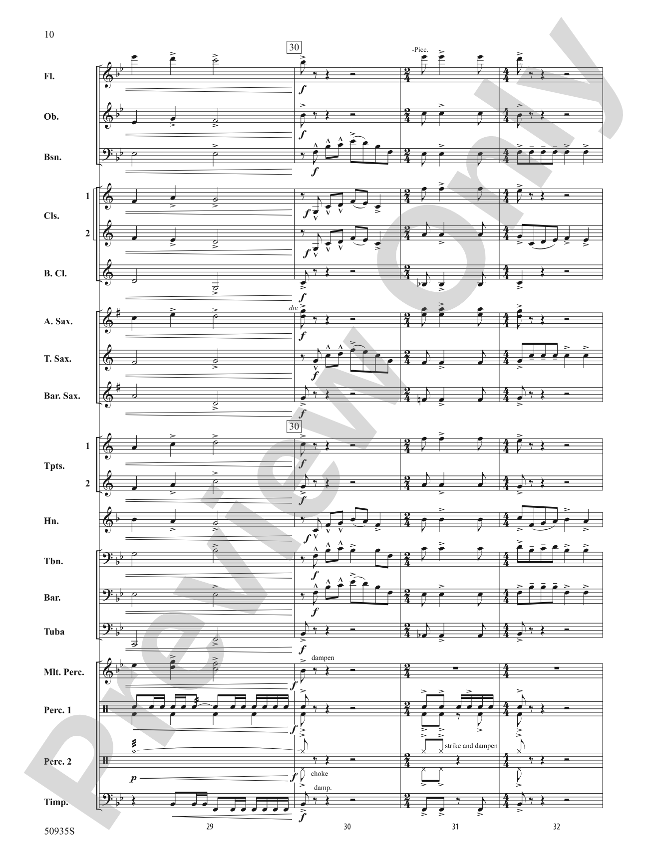 Spiritus Invictus: Concert Band Conductor Score & Parts