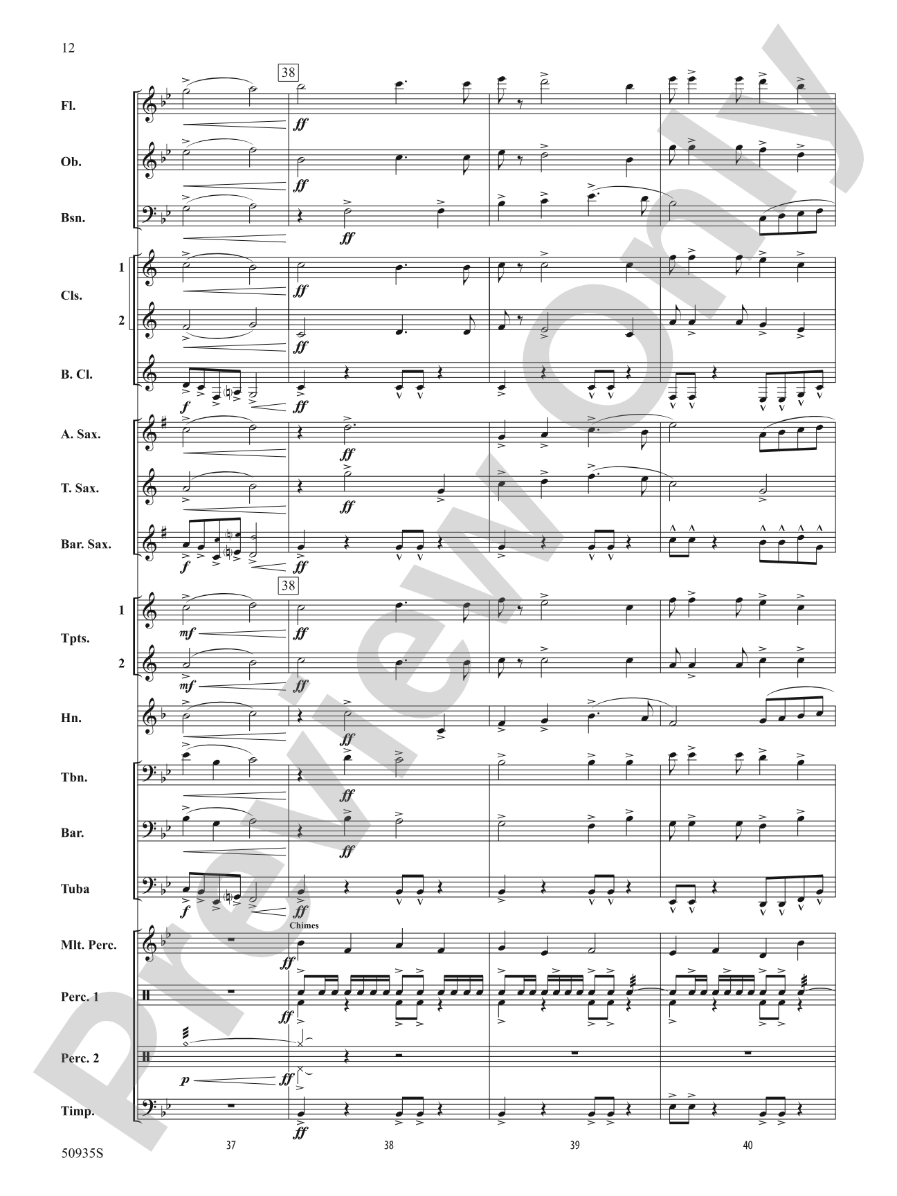 Spiritus Invictus: Concert Band Conductor Score & Parts