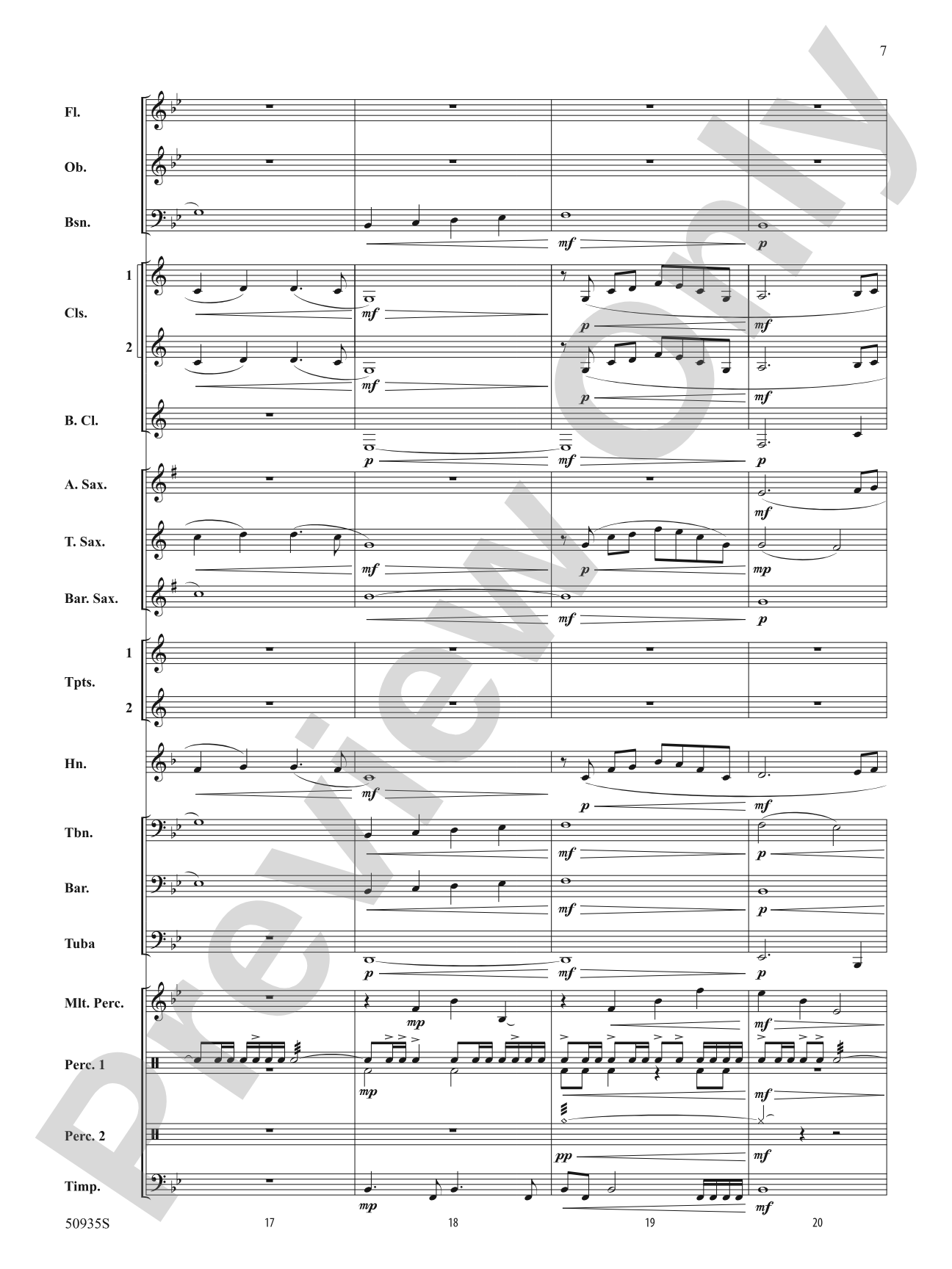 Spiritus Invictus: Concert Band Conductor Score & Parts
