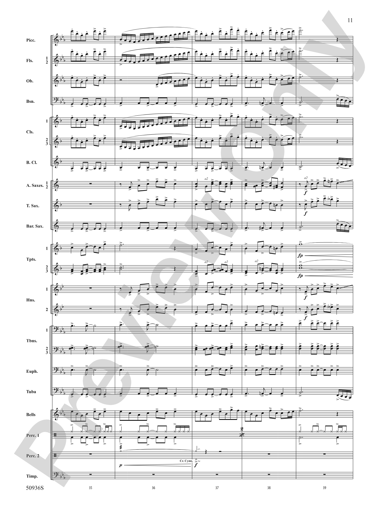 Soundtrack 823: Concert Band Conductor Score & Parts