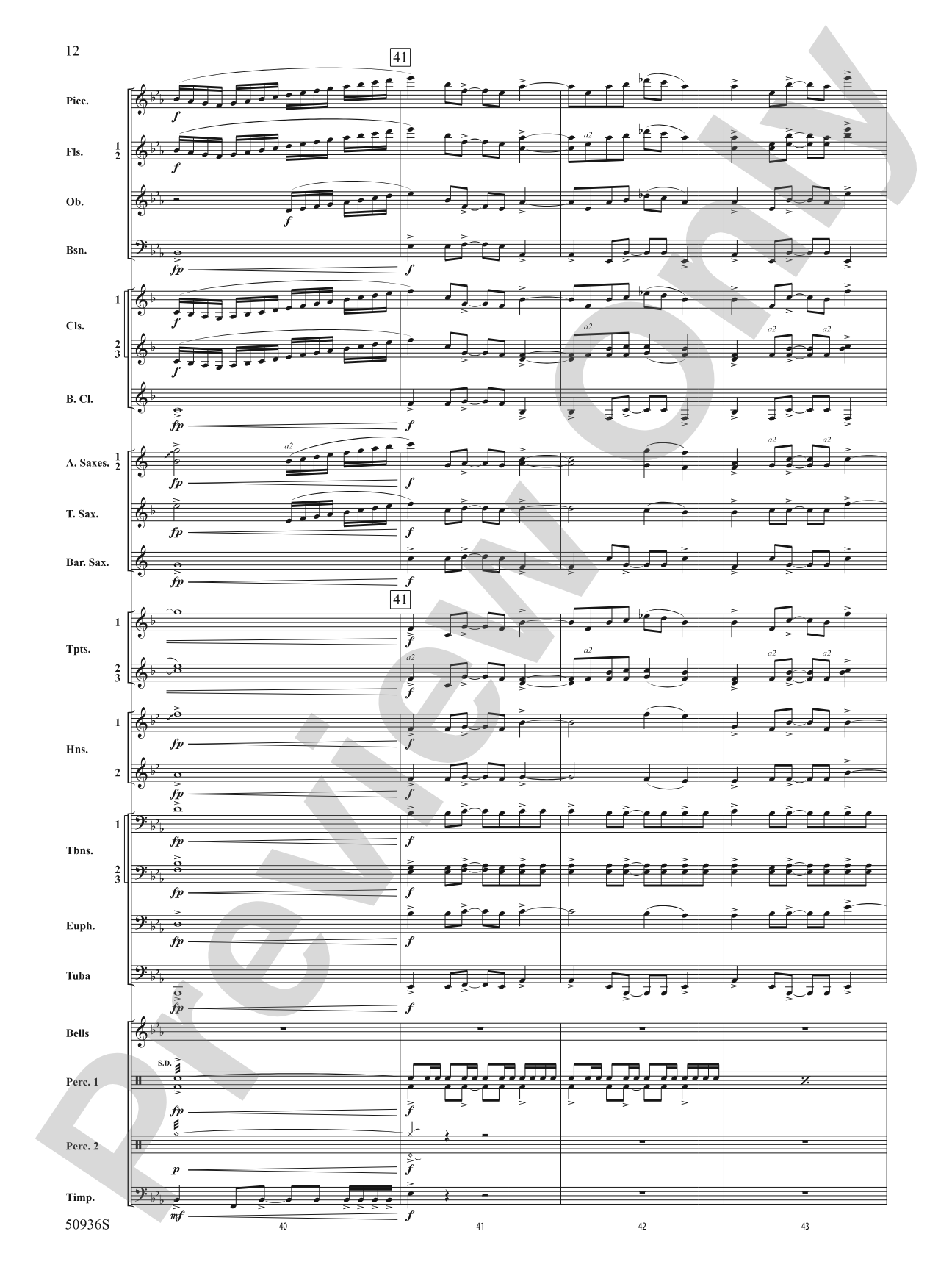 Soundtrack 823: Concert Band Conductor Score & Parts