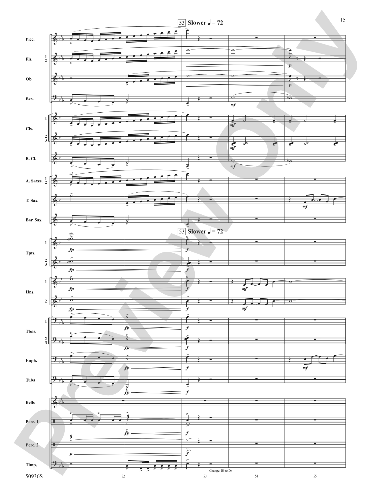Soundtrack 823: Concert Band Conductor Score & Parts