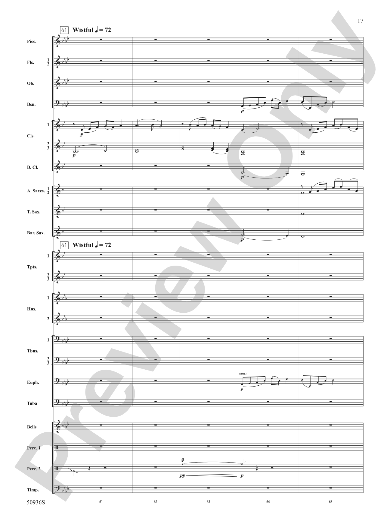 Soundtrack 823: Concert Band Conductor Score & Parts
