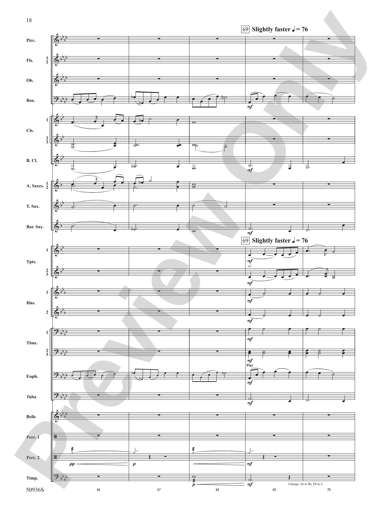 Soundtrack 823: Concert Band Conductor Score & Parts
