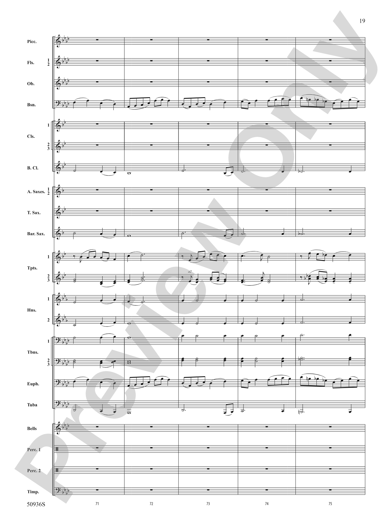 Soundtrack 823: Concert Band Conductor Score & Parts