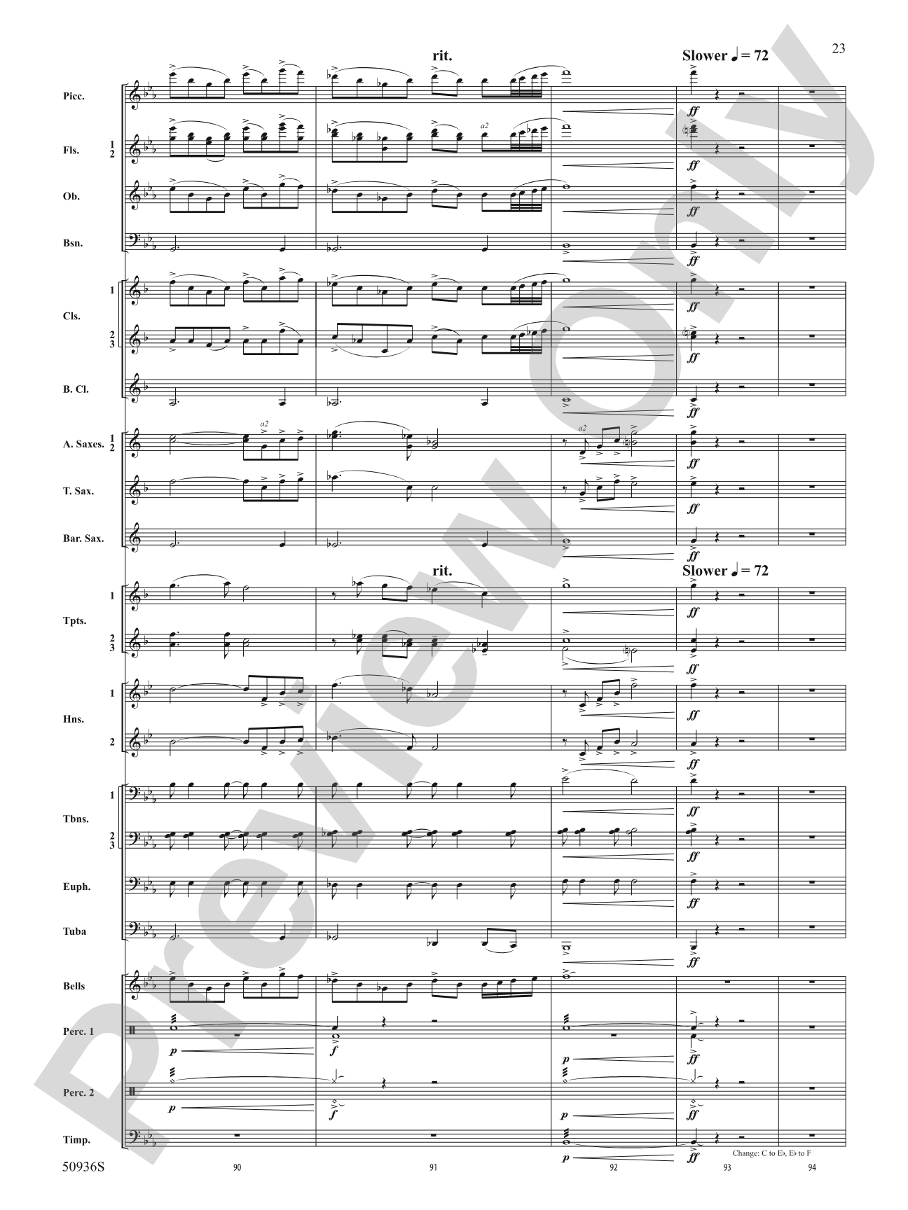 Soundtrack 823: Concert Band Conductor Score & Parts