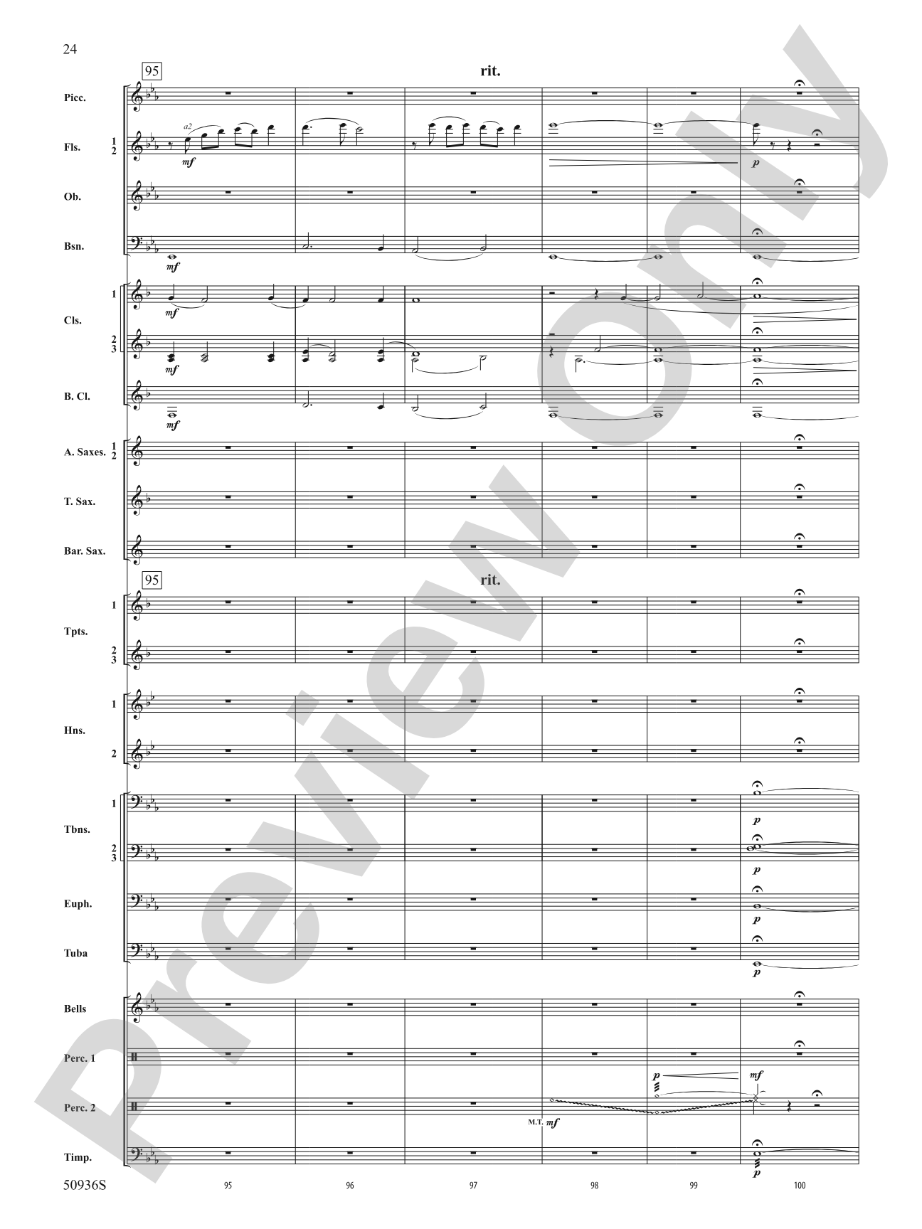 Soundtrack 823: Concert Band Conductor Score & Parts