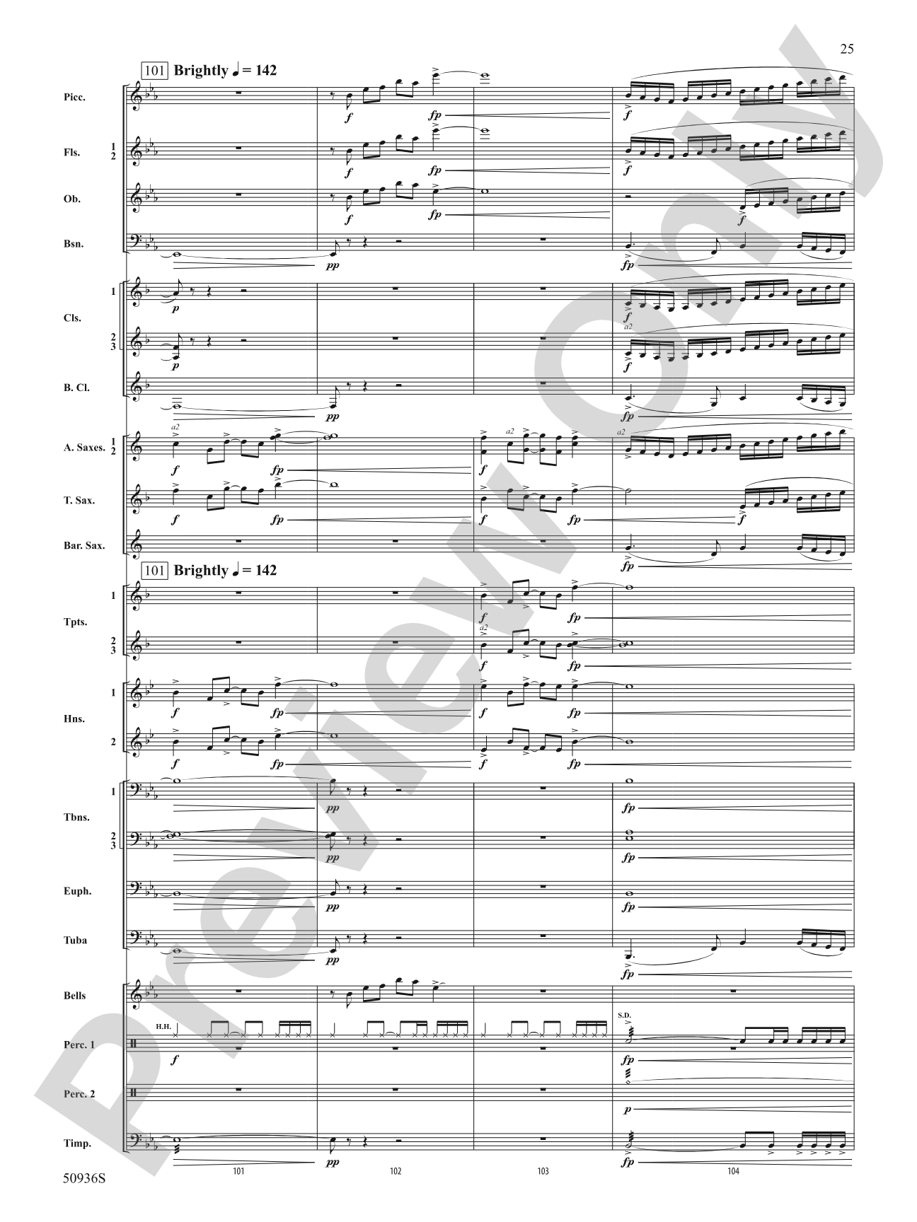 Soundtrack 823: Concert Band Conductor Score & Parts