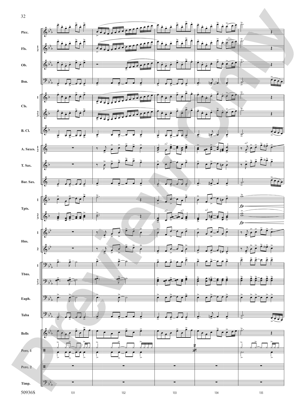 Soundtrack 823: Concert Band Conductor Score & Parts