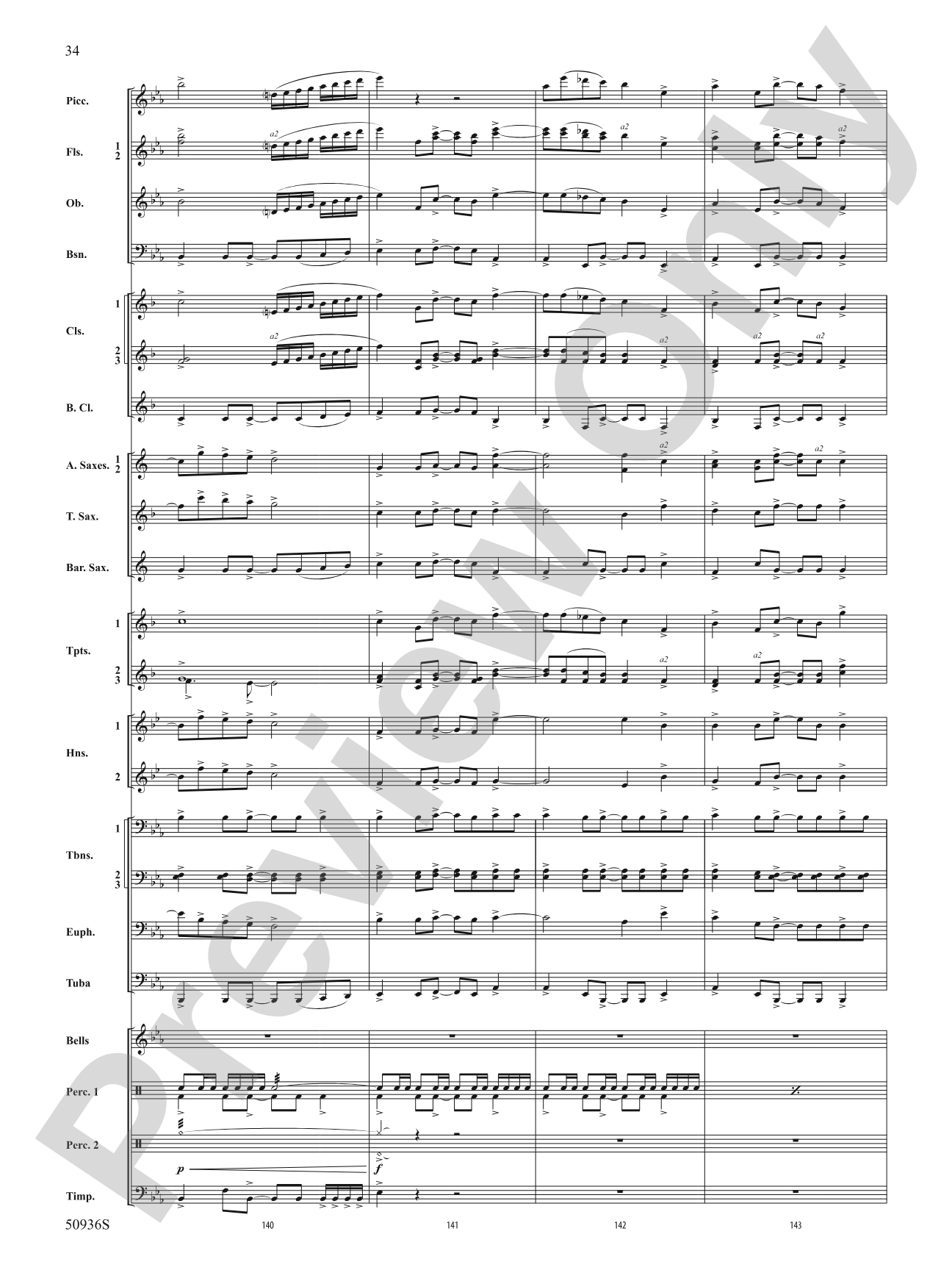 Soundtrack 823: Concert Band Conductor Score & Parts