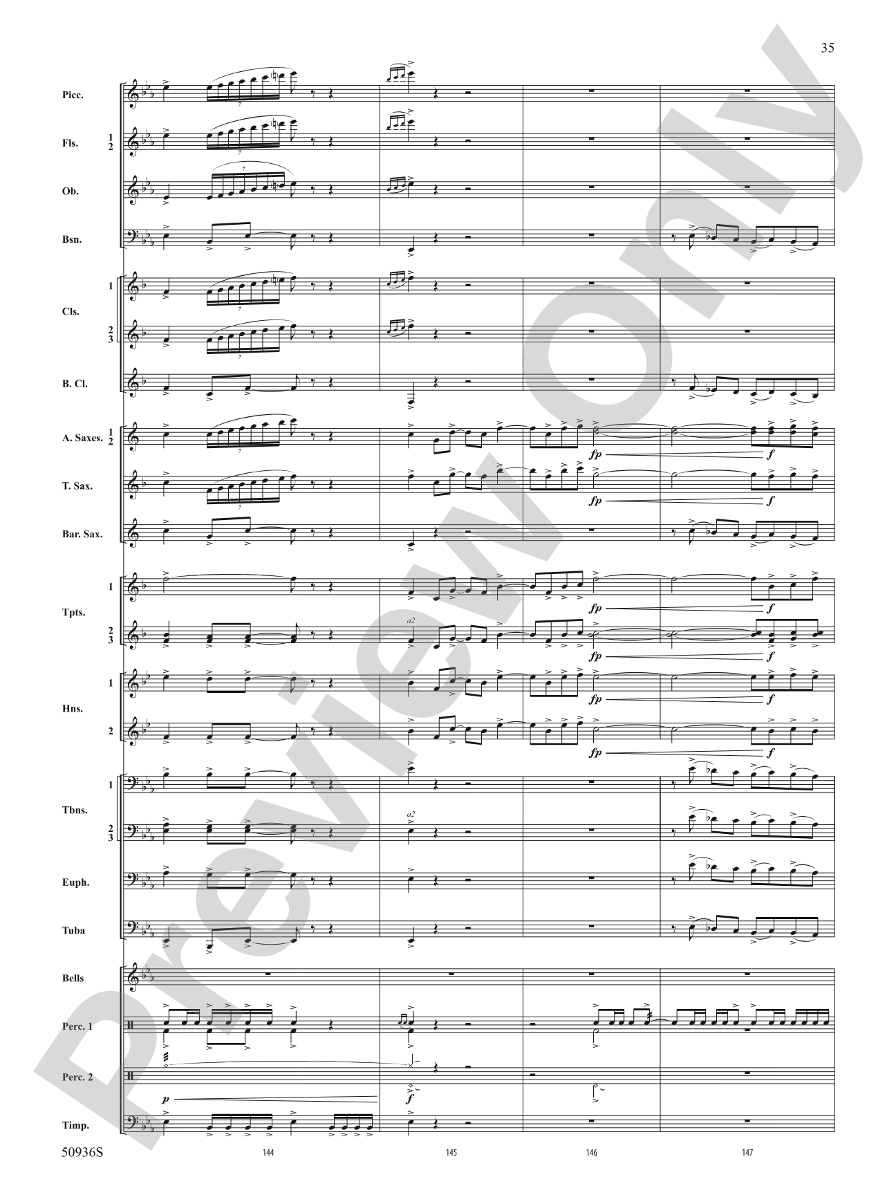 Soundtrack 823: Concert Band Conductor Score & Parts