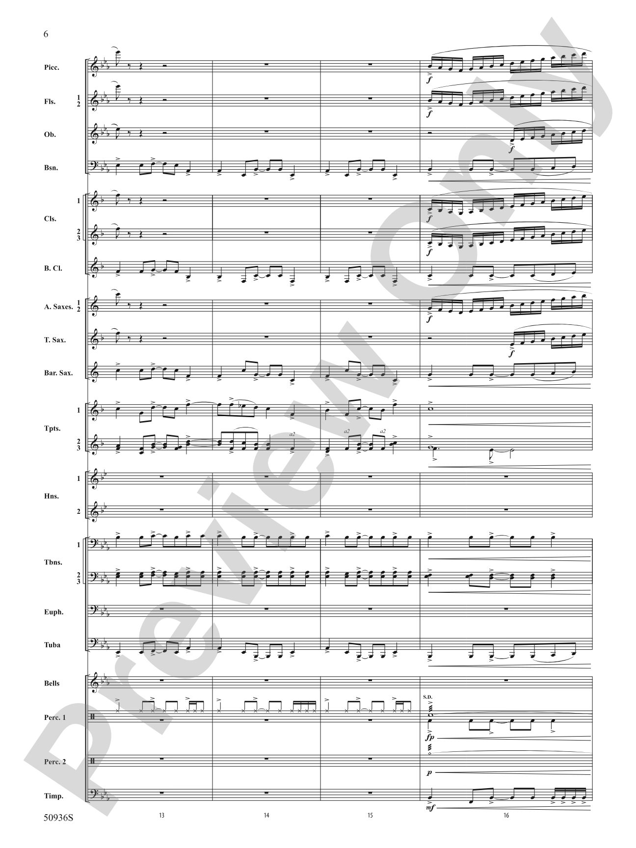 Soundtrack 823: Concert Band Conductor Score & Parts