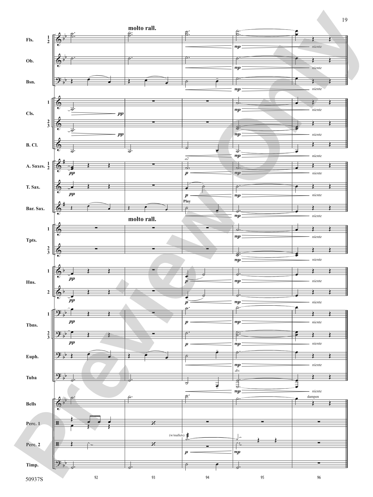 Waiting on Shore: Concert Band Conductor Score & Parts