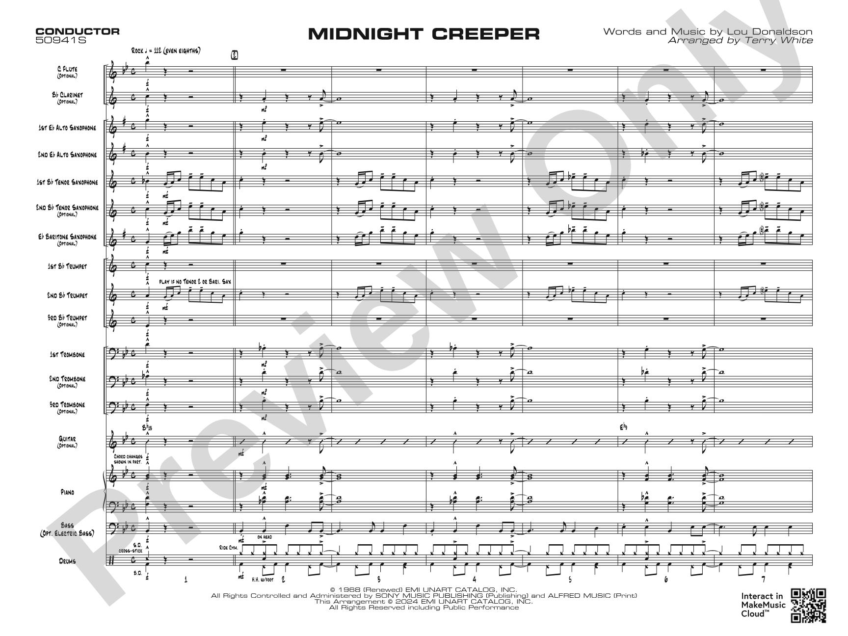 Midnight Creeper: Score